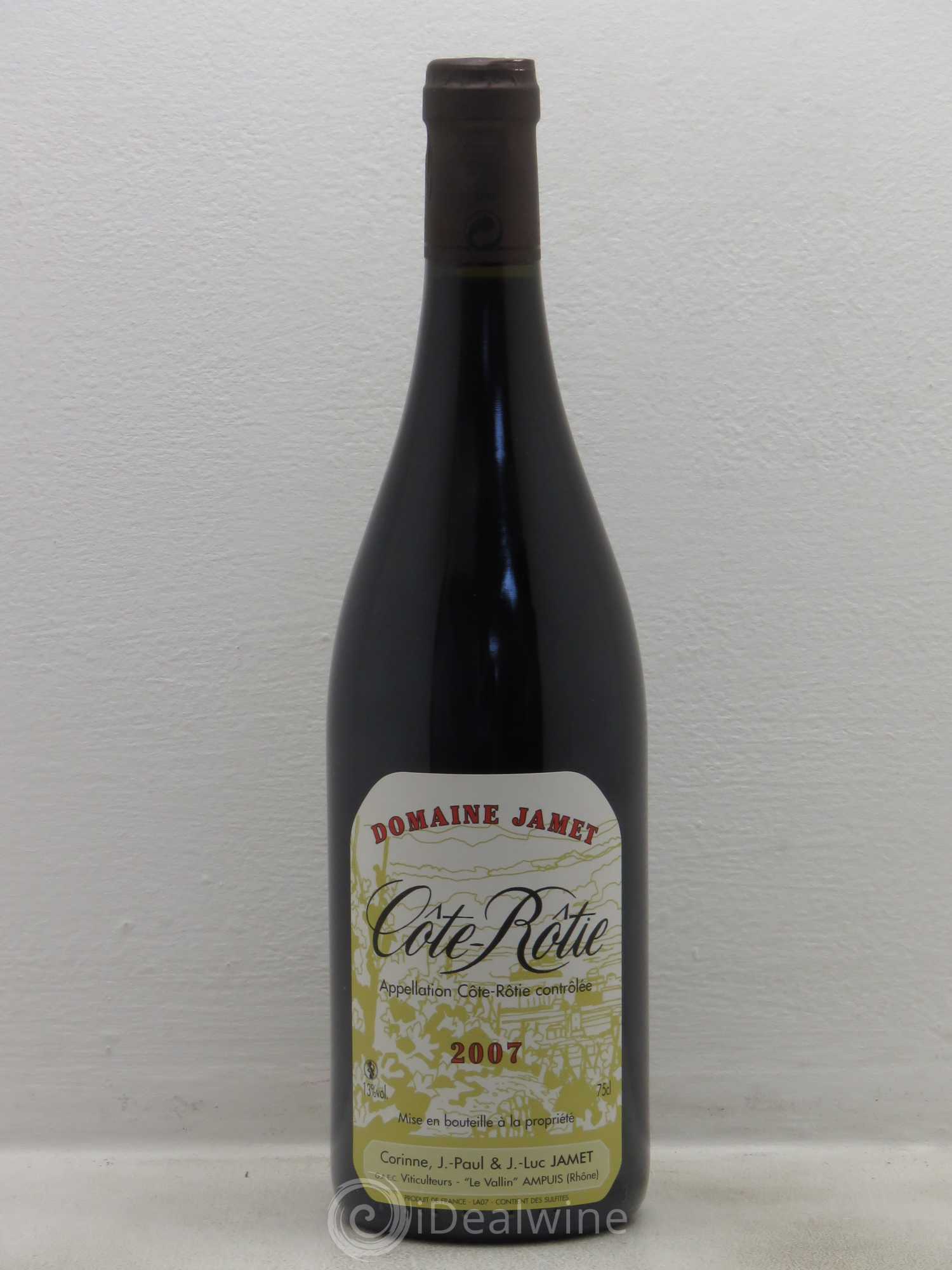 Côte-Rôtie Jamet (Domaine) Cuvee Generique 2007 - Lot de 1 bouteille - 0