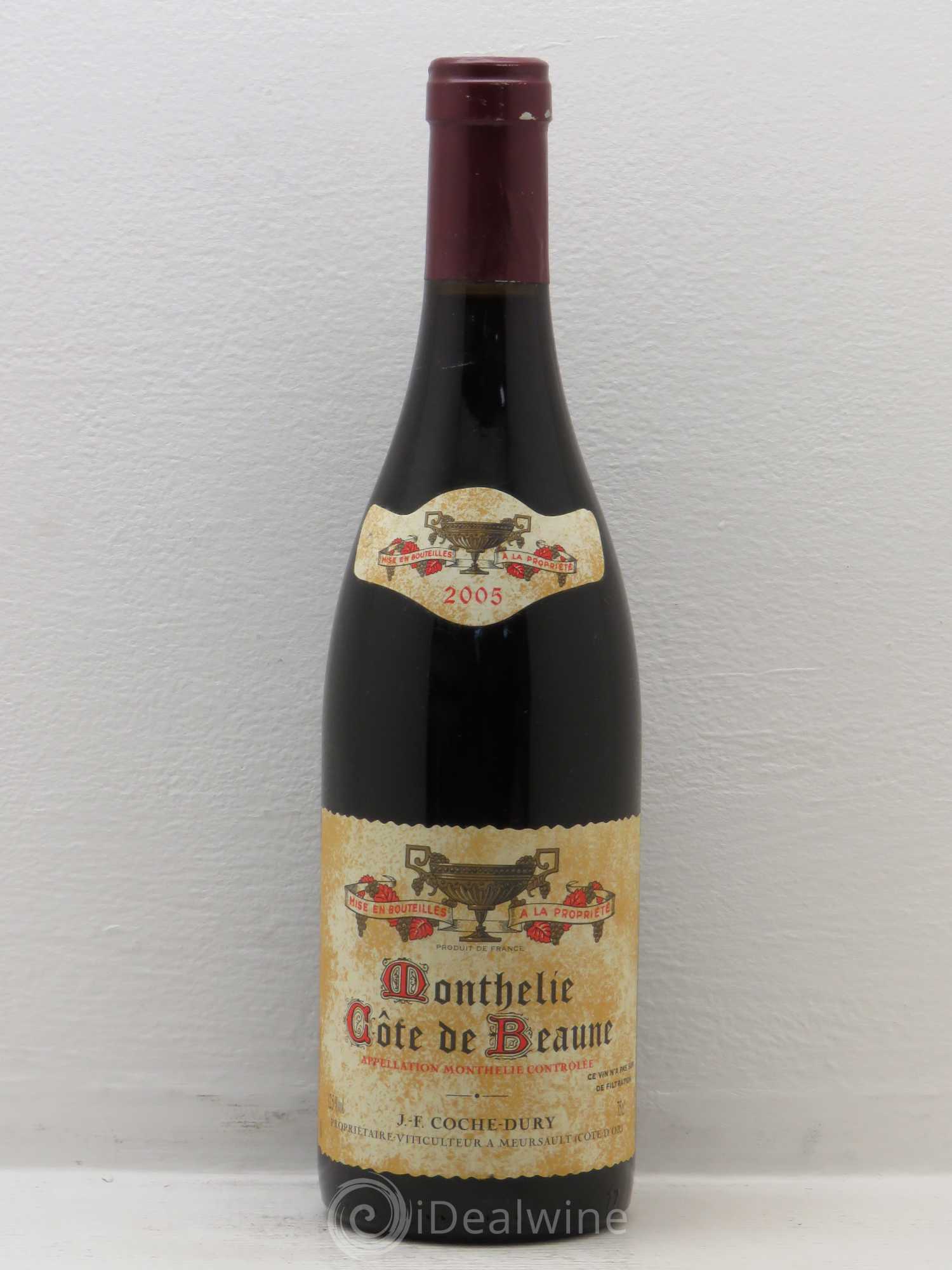 Monthélie Coche Dury (Domaine) 2005 - Lot de 1 bouteille - 0