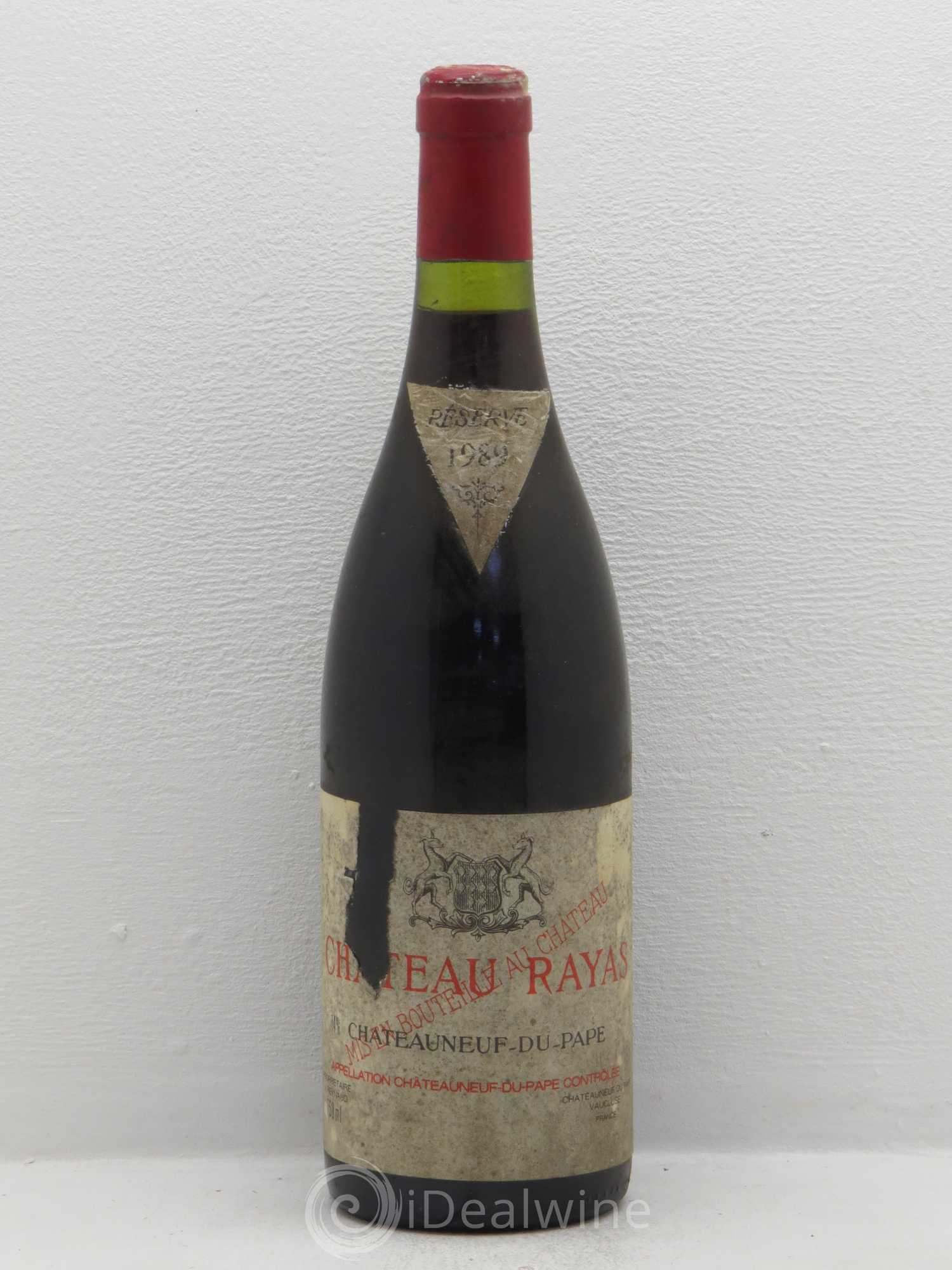 Châteauneuf-du-Pape Château Rayas Emmanuel Reynaud 1989 - Lot de 1 bouteille - 0