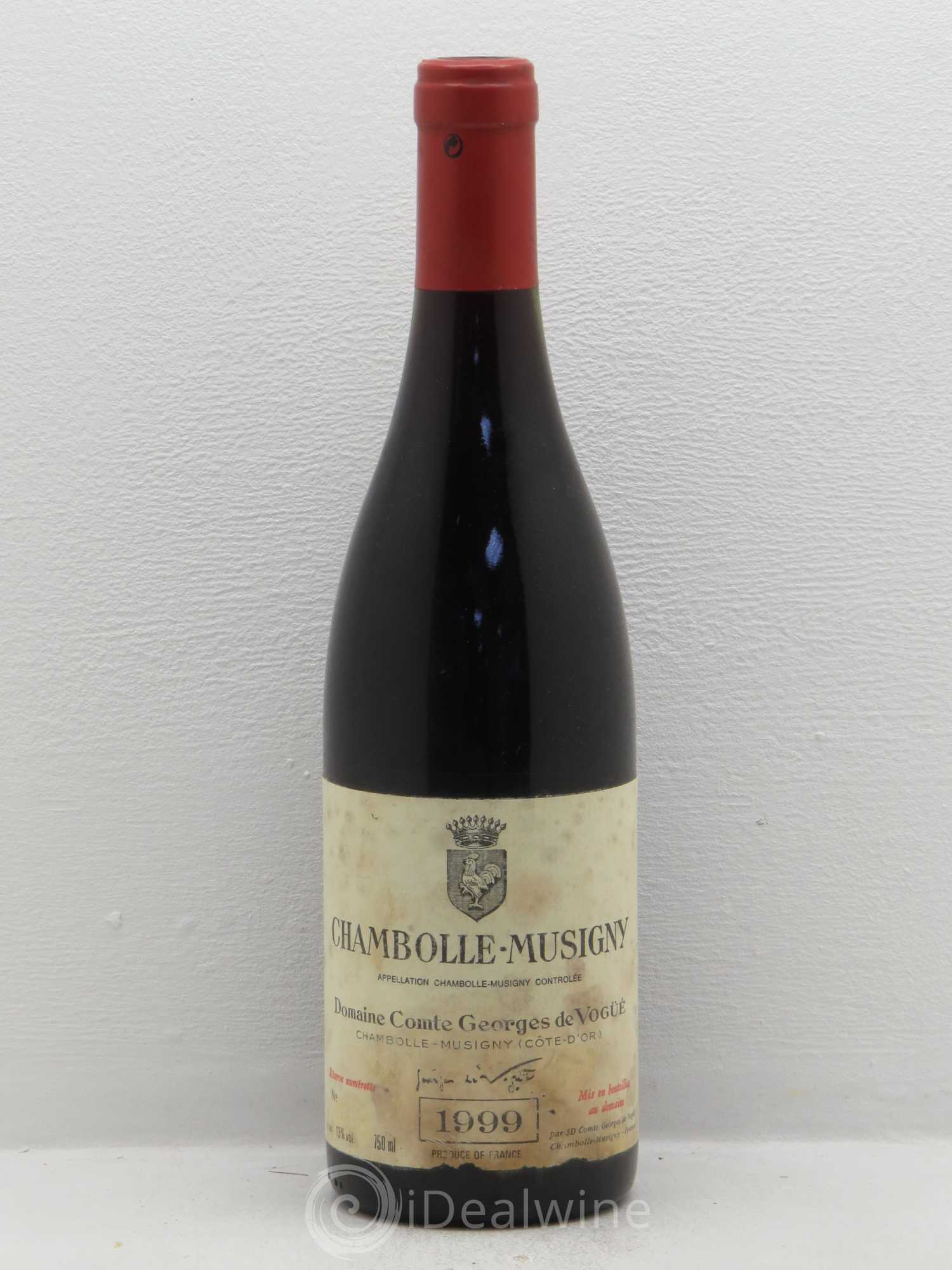 Chambolle-Musigny Comte Georges de Vogüé 1999 - Lot de 1 bouteille - 0