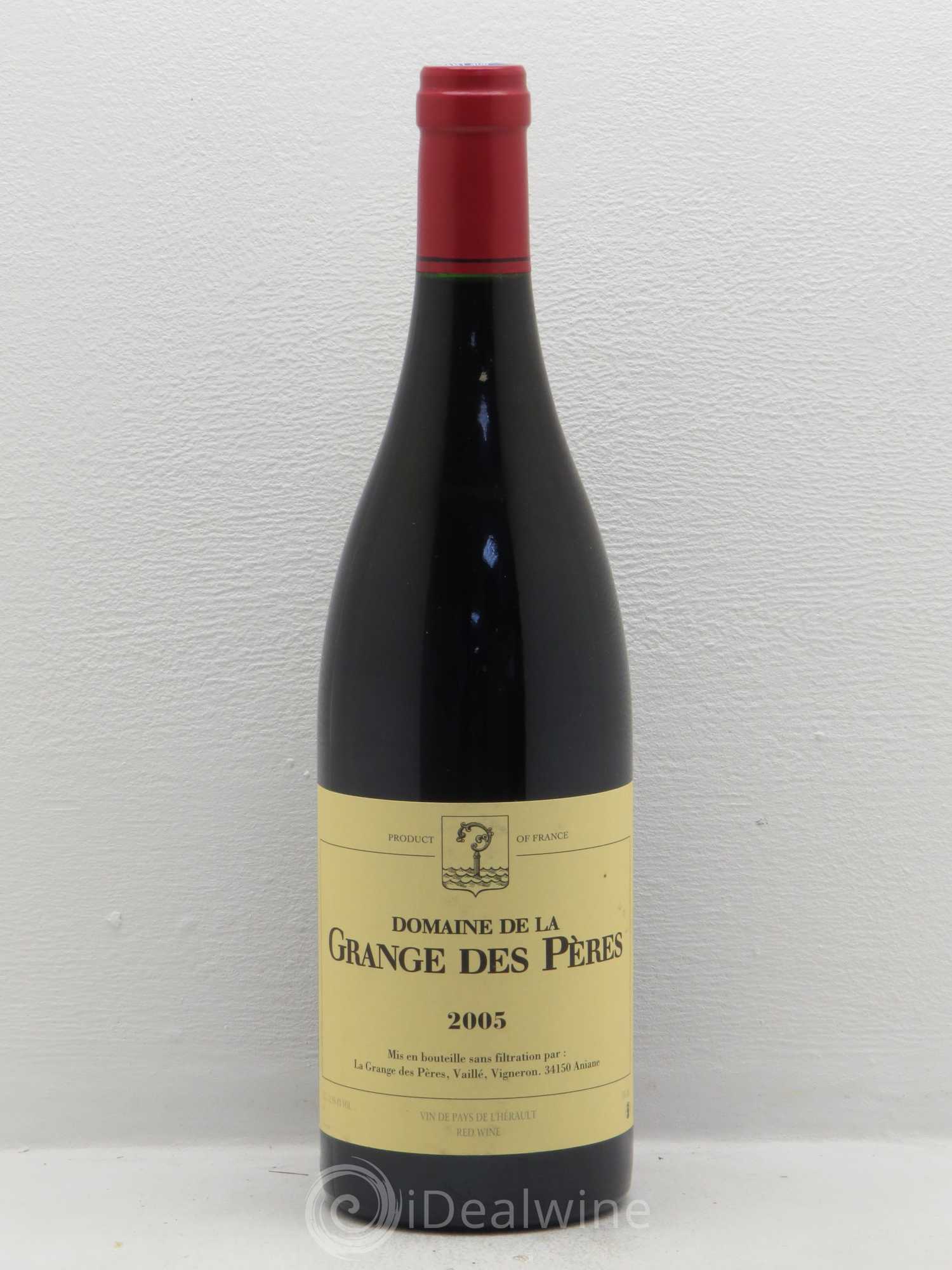 Pays d'Hérault Grange des Pères Laurent Vaillé 2005 - Lot de 1 bouteille - 0