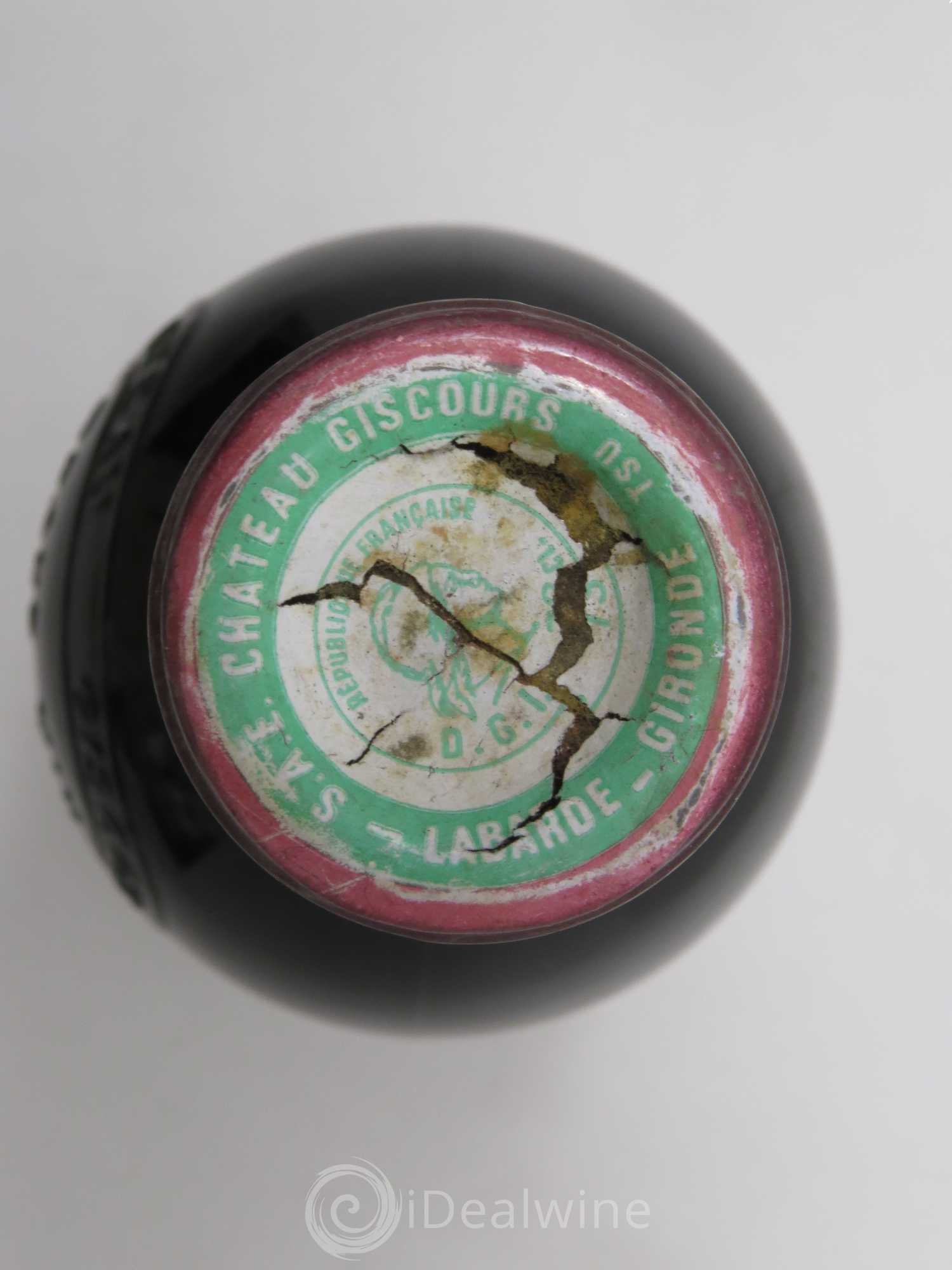 Château Giscours 3ème Grand Cru Classé 1975 - Lot de 1 bouteille - 1