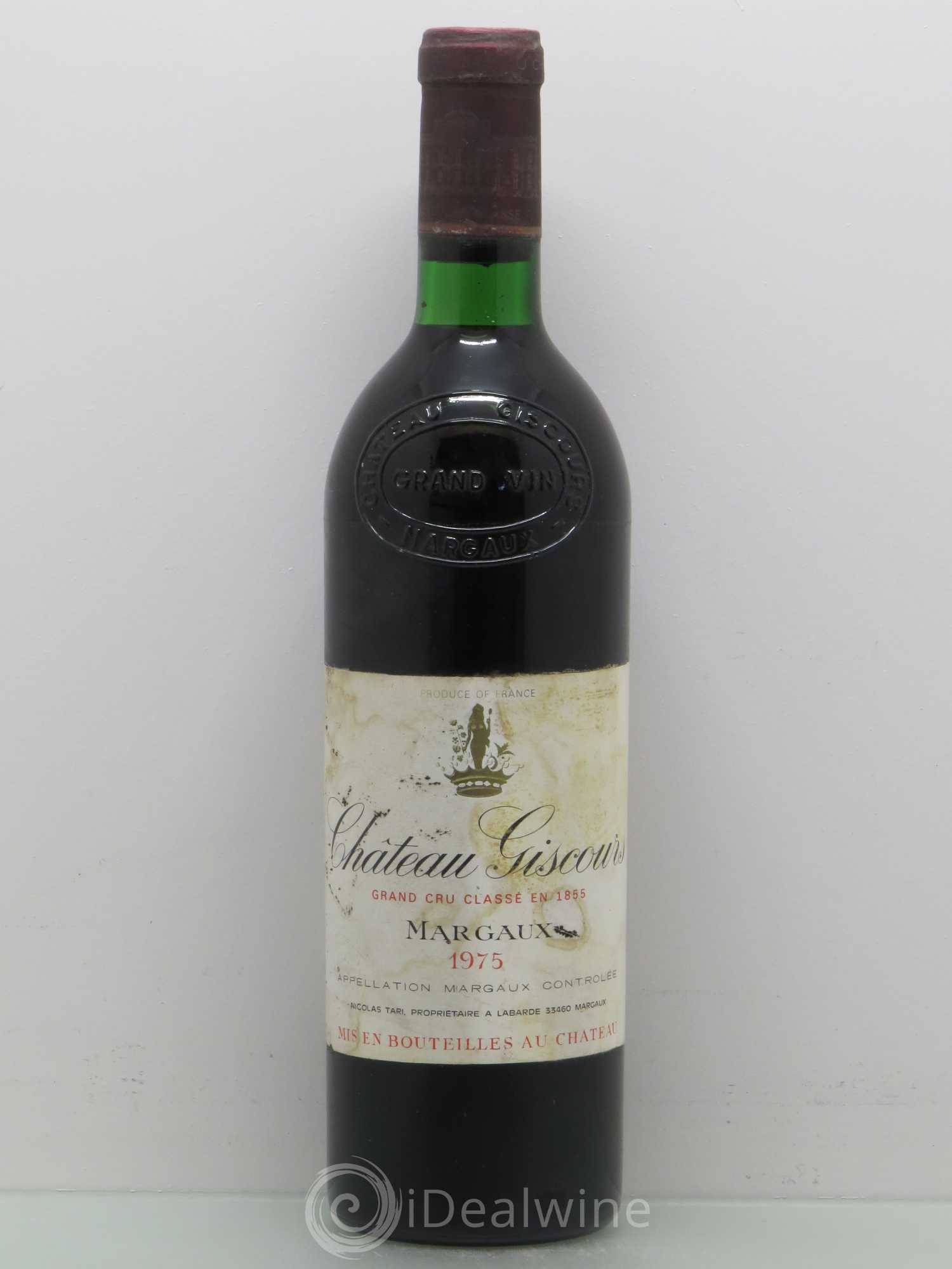 Château Giscours 3ème Grand Cru Classé 1975 - Lot de 1 bouteille - 0
