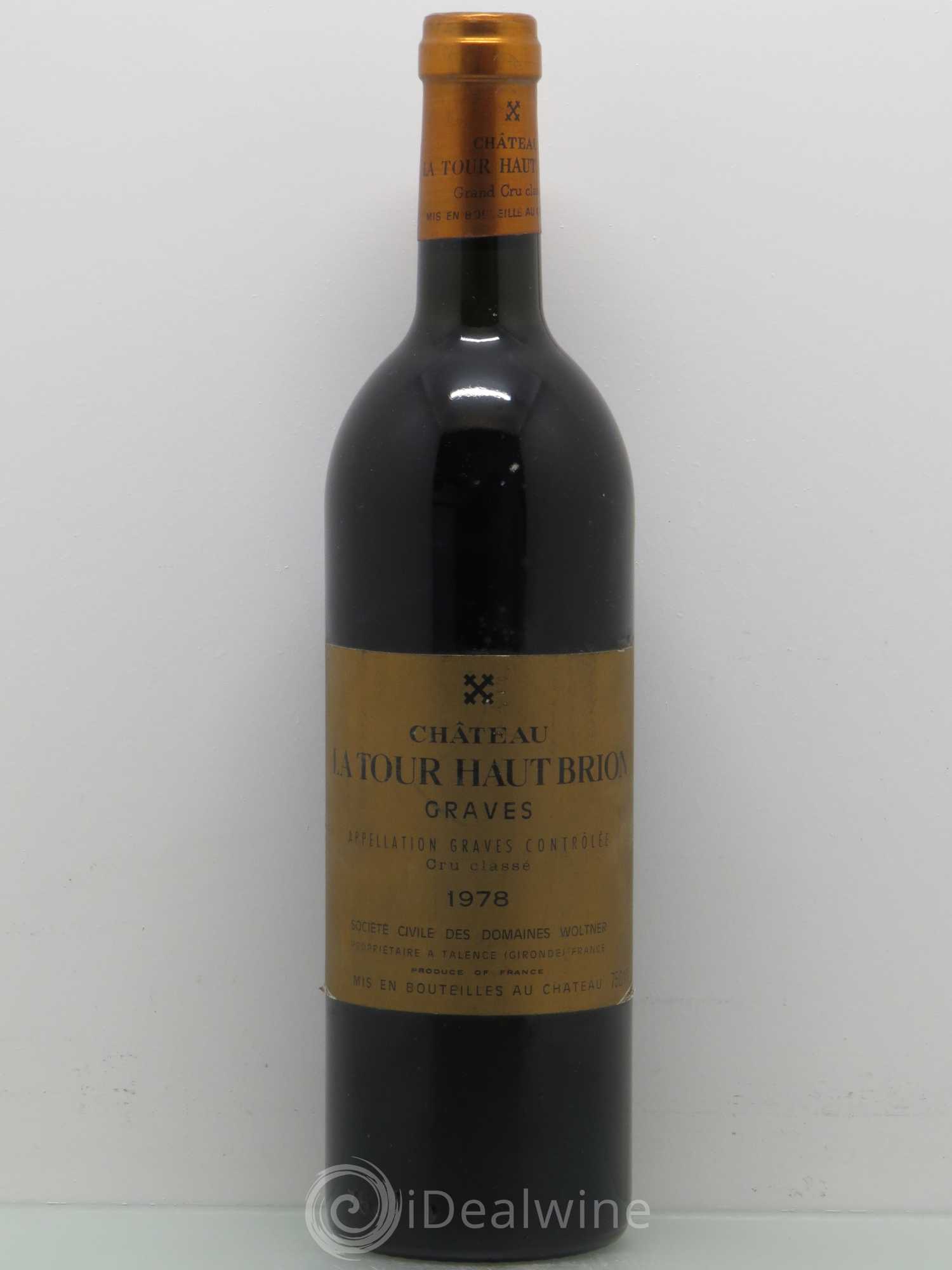 Château la Tour Haut-Brion Cru Classé de Graves 1978 - Lot de 1 bouteille - 0