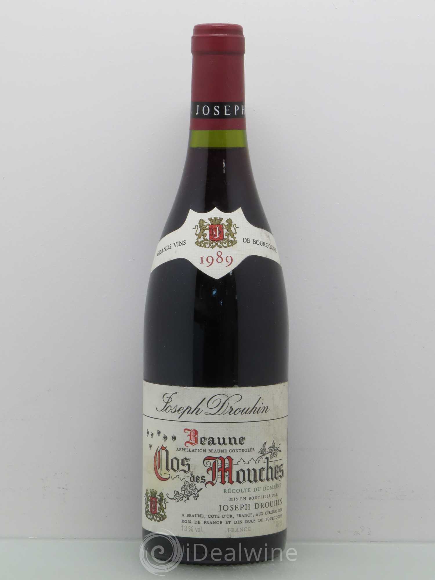 Beaune 1er Cru Clos des Mouches Joseph Drouhin 1989 - Lot de 1 bouteille - 0