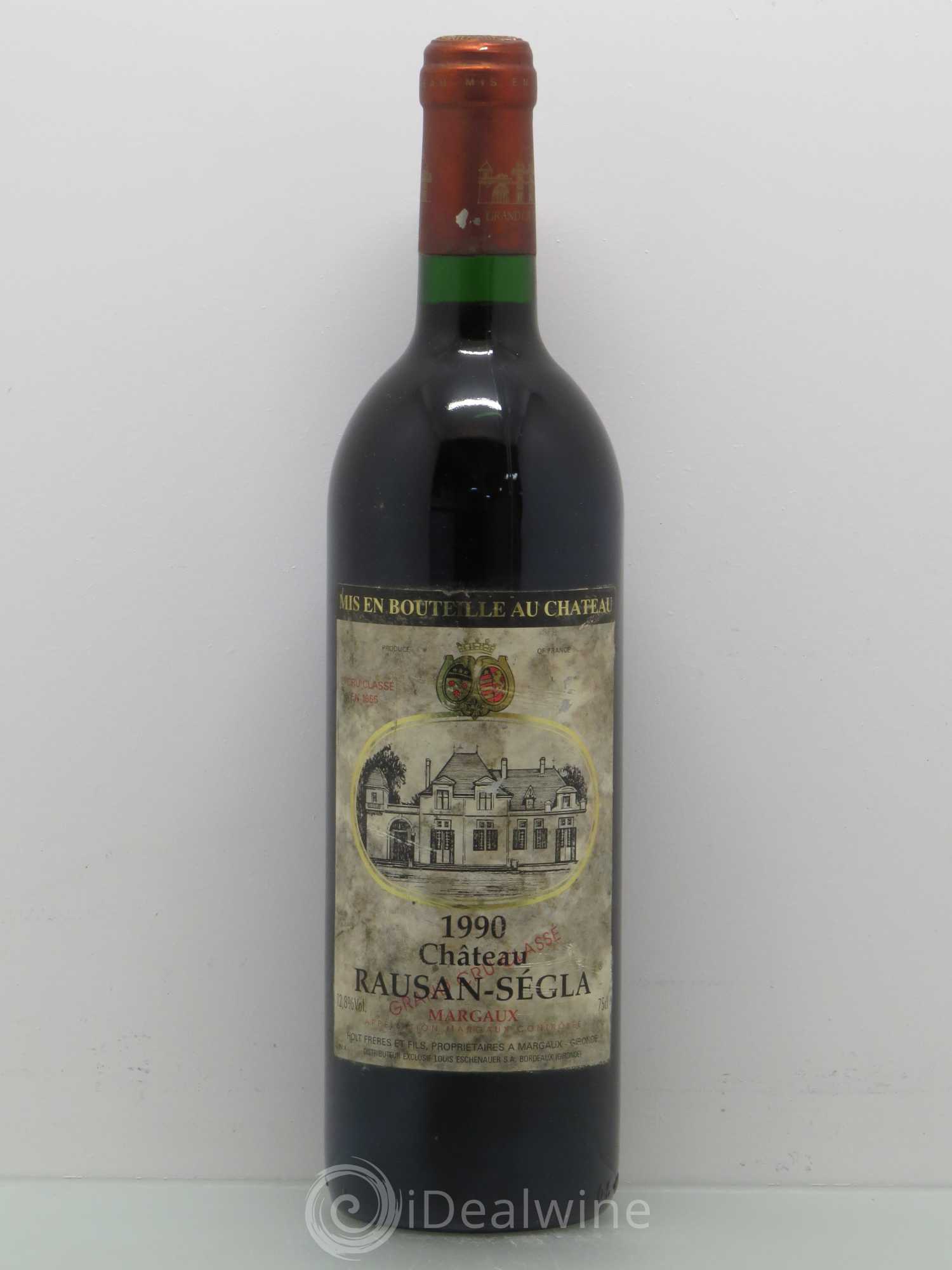 Château Rauzan Ségla Grand Cru Classé 1990 - Lot de 1 bouteille - 0