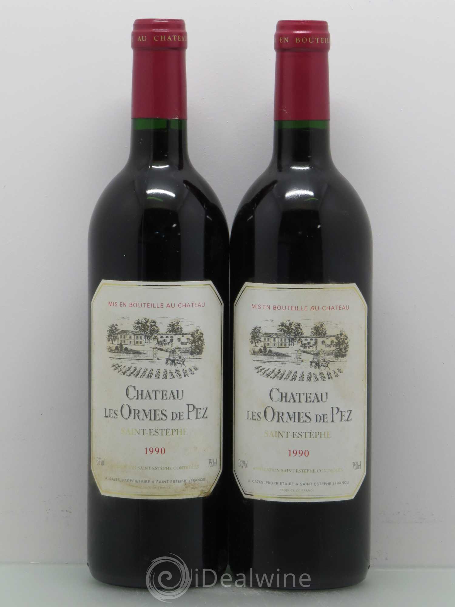 Château les Ormes de Pez 1990 - Lot de 2 bouteilles - 0