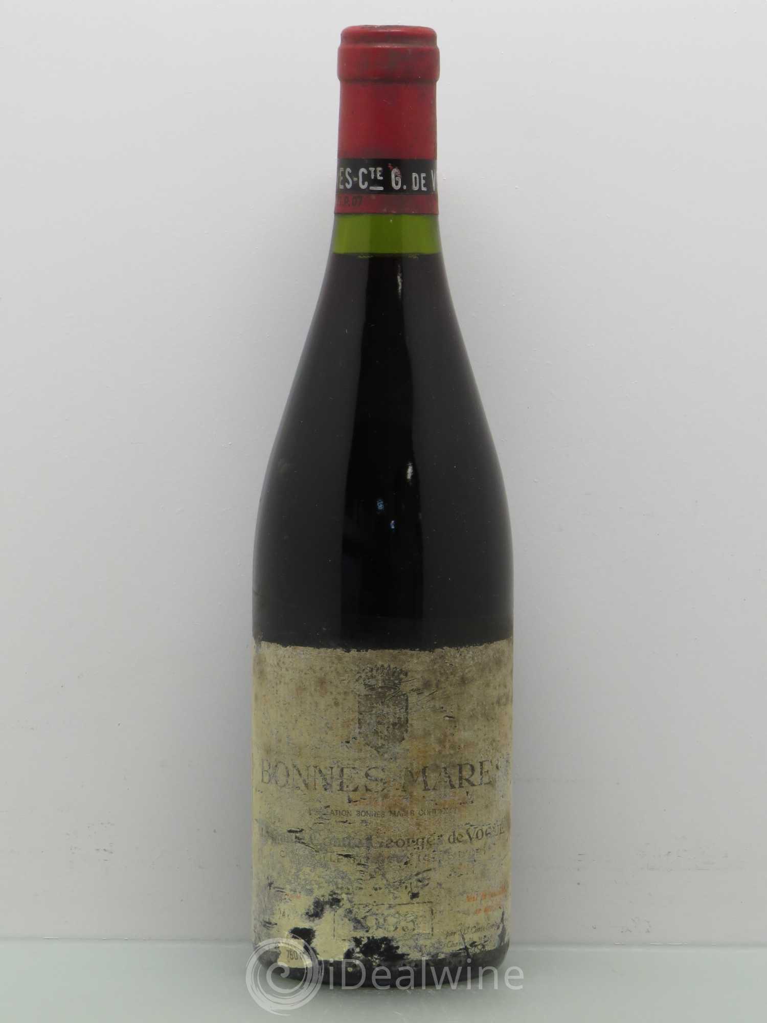 Bonnes-Mares Grand Cru Comte Georges de Vogüé 1993 - Lot de 1 bouteille - 0