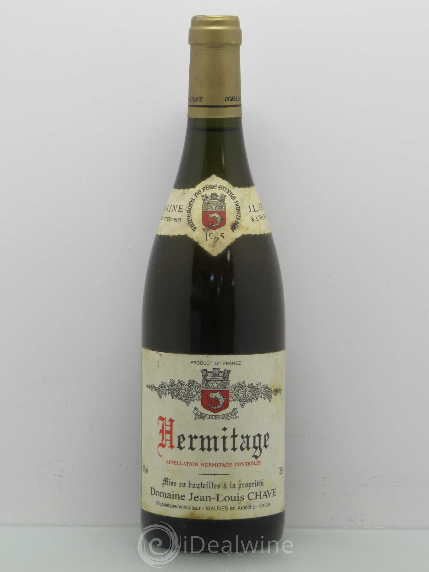 Hermitage Jean-Louis Chave 1995 - Lot de 1 bouteille - 0