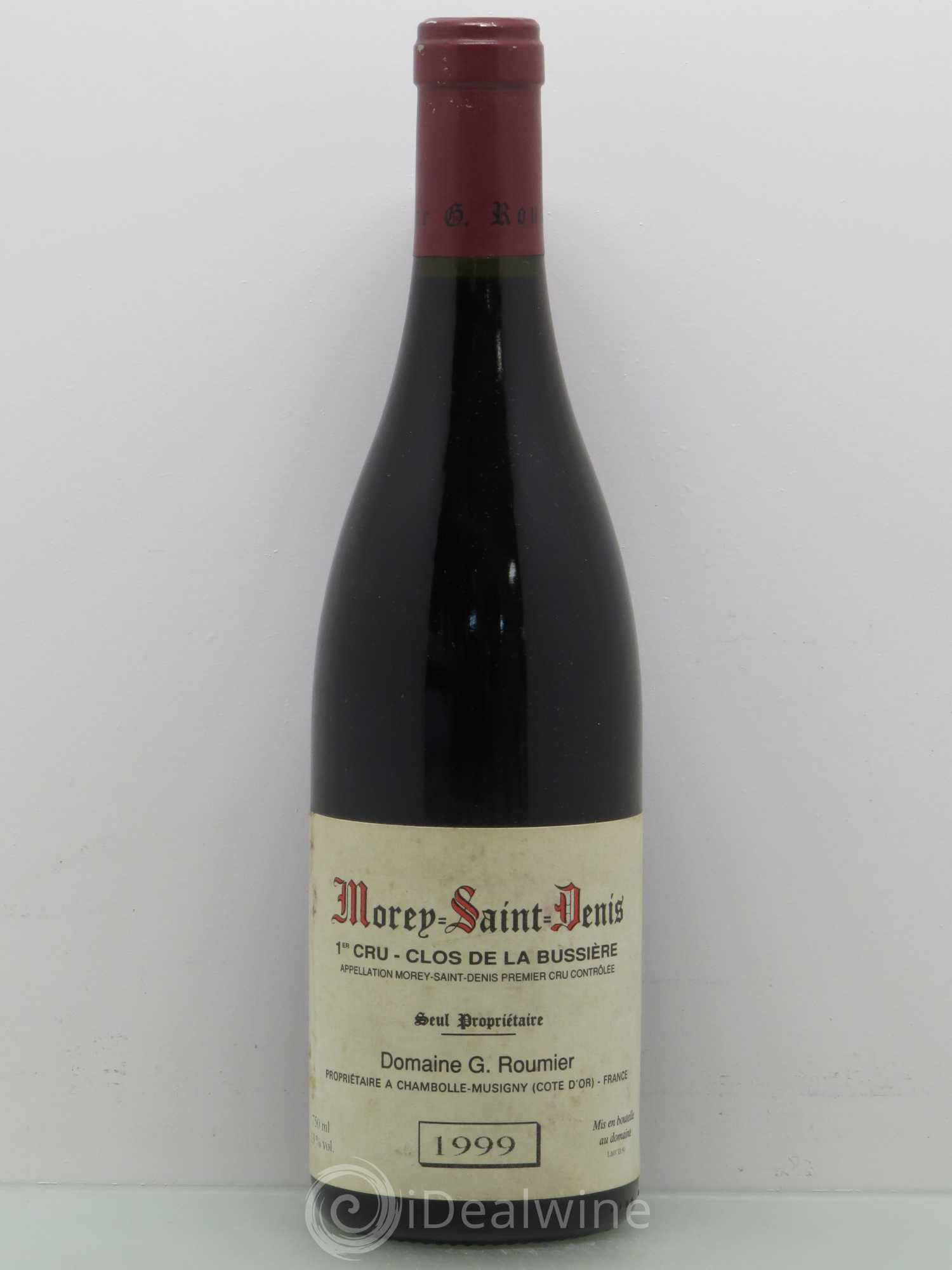 Morey-Saint-Denis 1er Cru Clos de la Bussière Georges Roumier (Domaine) 1999 - Lot de 1 bouteille - 0