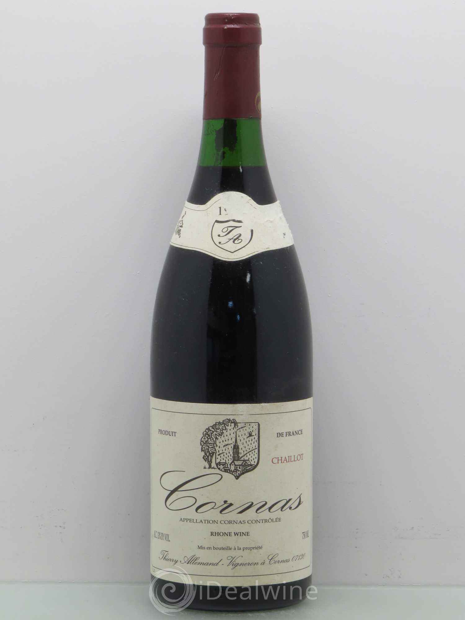 Cornas Chaillot Thierry Allemand - Lot de 1 bouteille - 0