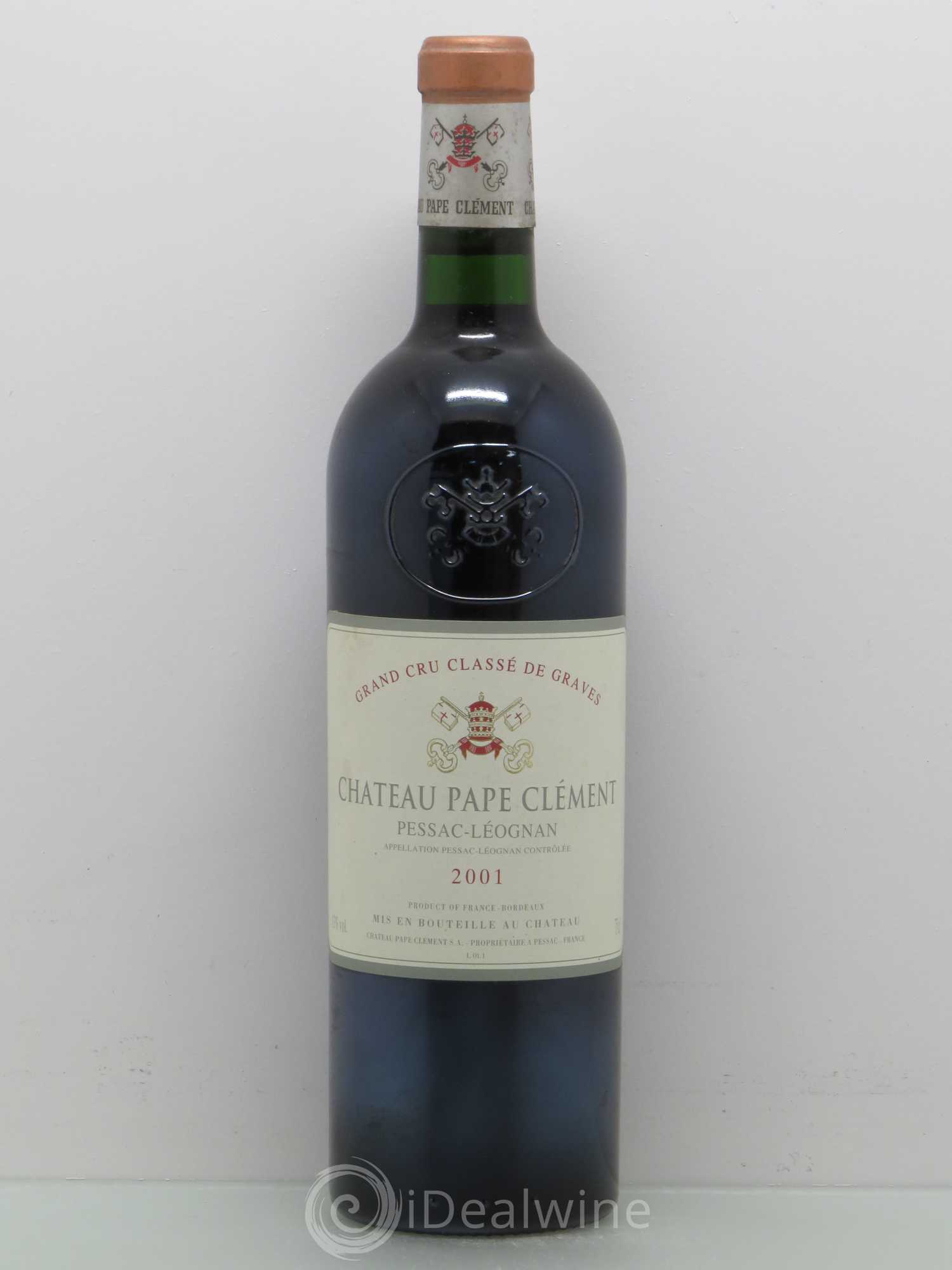 Château Pape Clément Cru Classé de Graves 2001 - Lot de 1 bouteille - 0