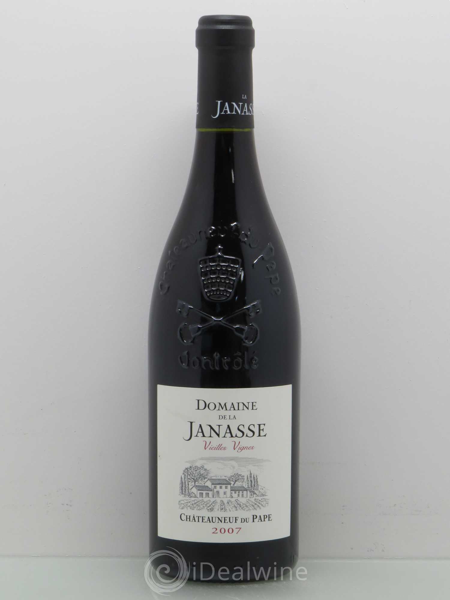 Châteauneuf-du-Pape Cuvée Vieilles Vignes La Janasse (Domaine de) 2007 - Lot de 1 bouteille - 0
