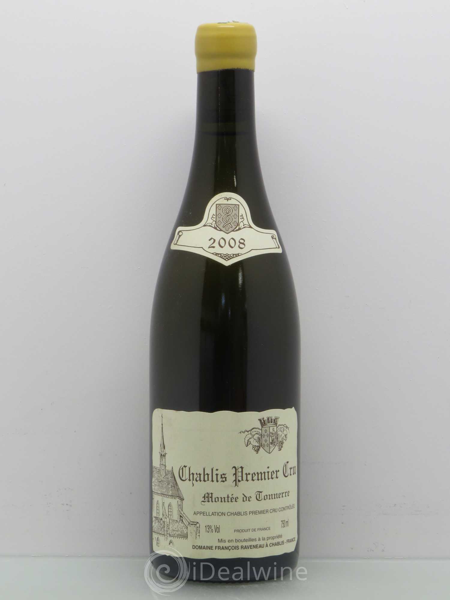 Chablis 1er Cru Montée de Tonnerre Raveneau (Domaine) 2008 - Lot de 1 bouteille - 0