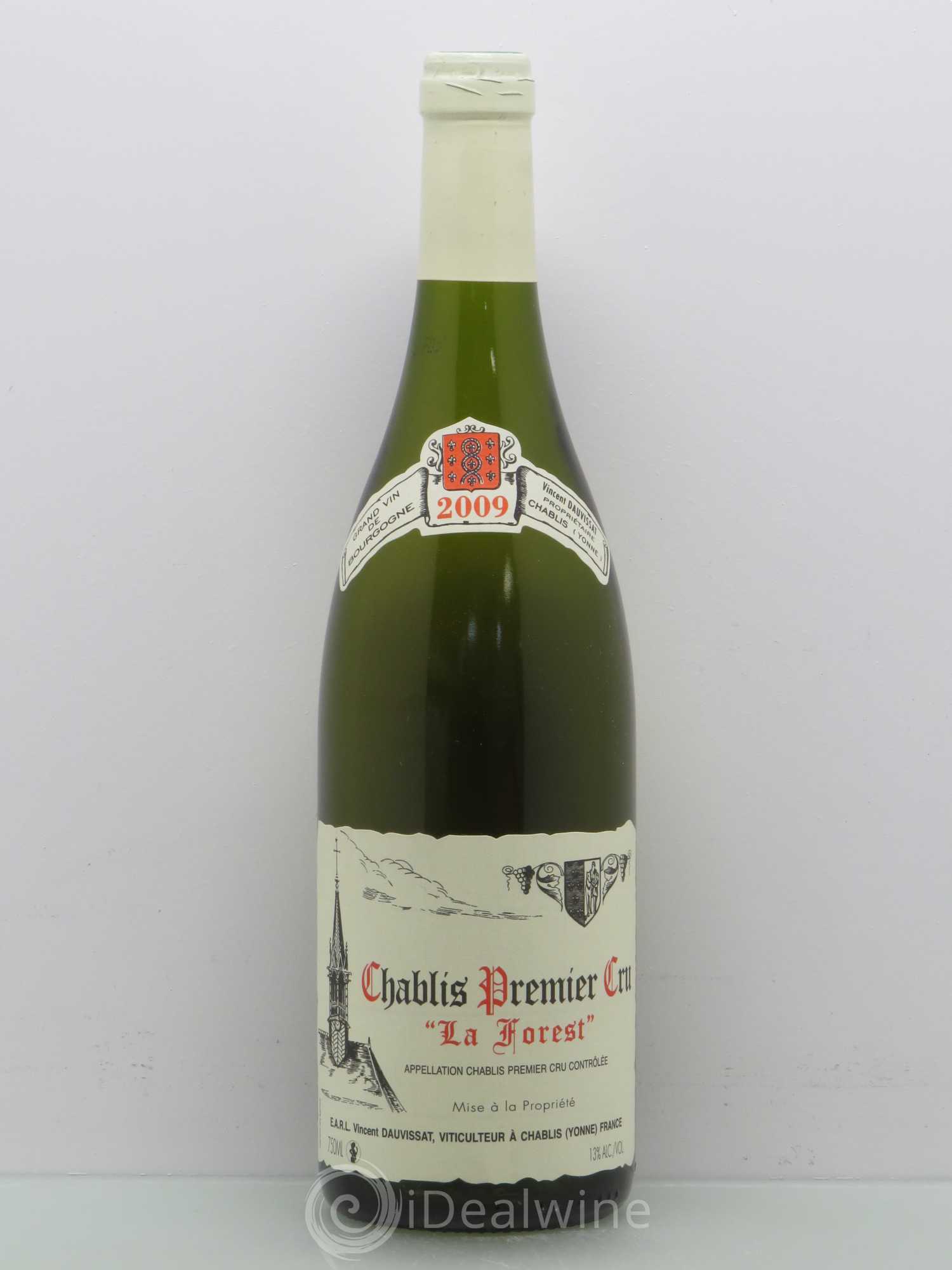 Chablis 1er Cru La Forest Vincent Dauvissat (Domaine) 2009 - Lot de 1 bouteille - 0