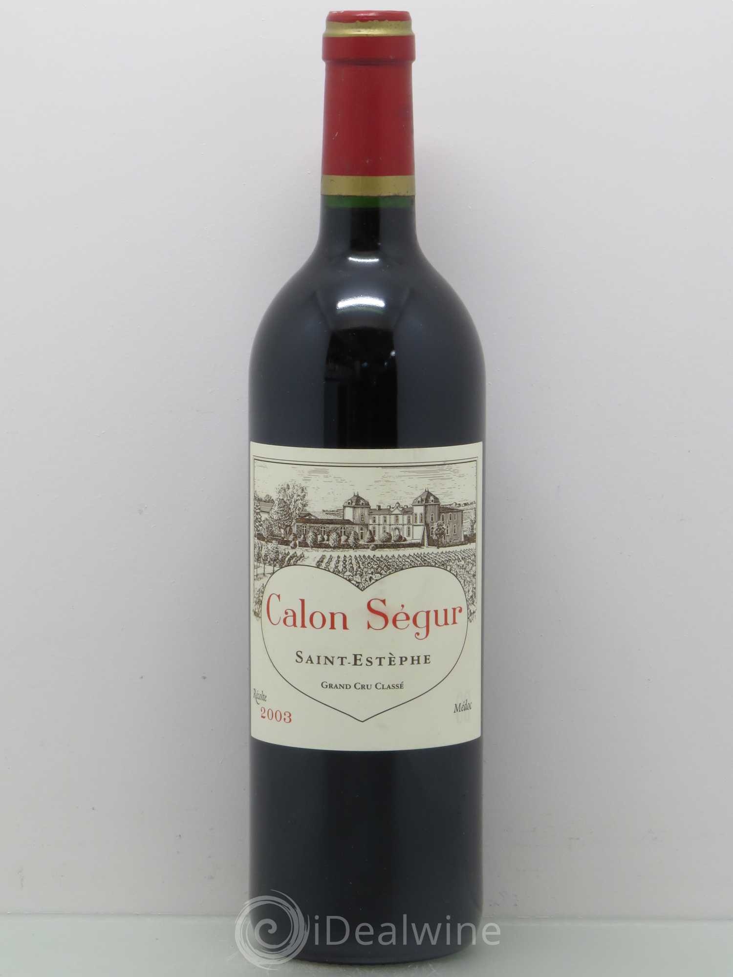 Château Calon Ségur 3ème Grand Cru Classé 2003 - Lot de 1 bouteille - 0