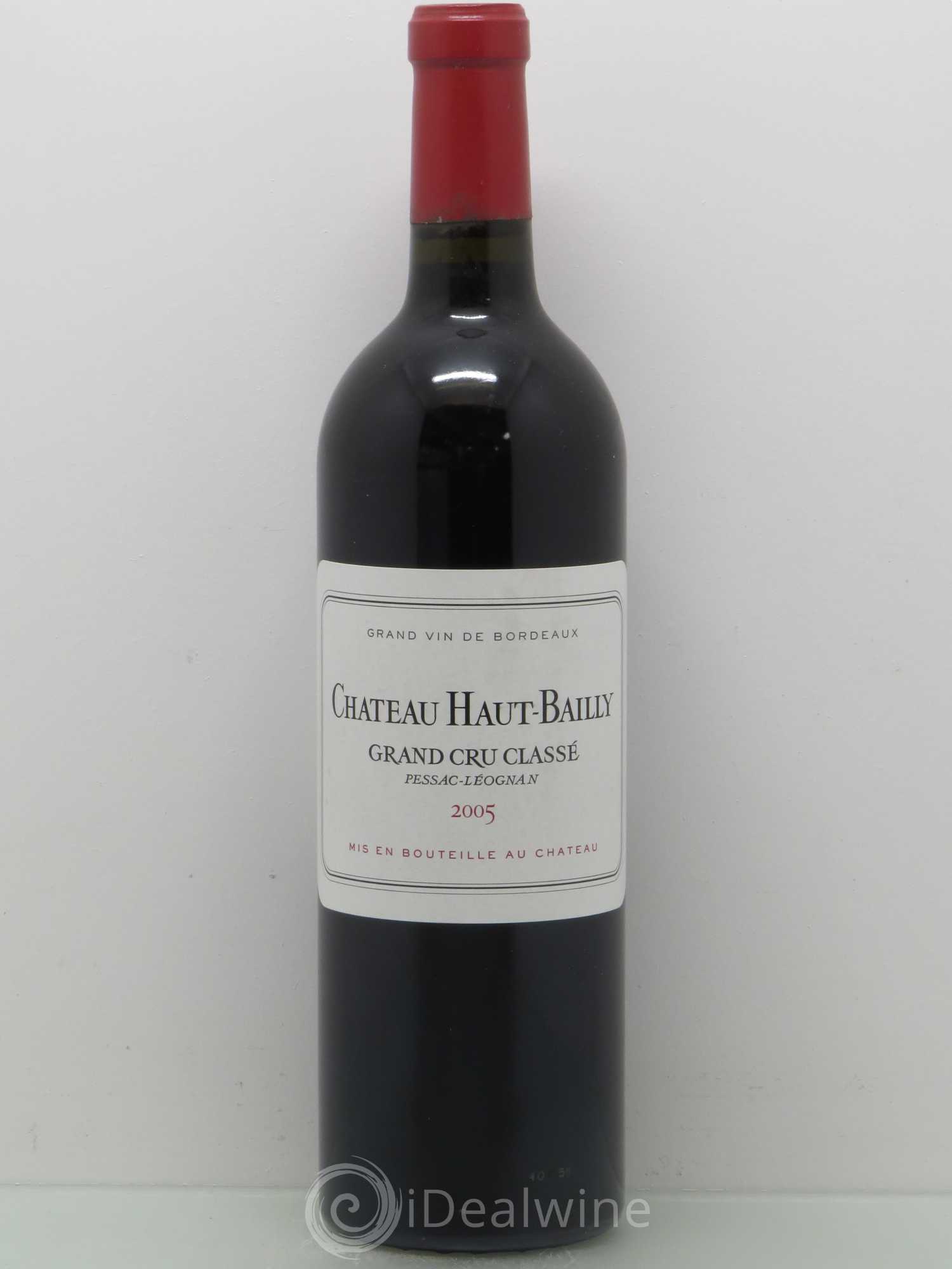 Château Haut-Bailly Cru Classé de Graves 2005 - Lot de 1 bouteille - 0
