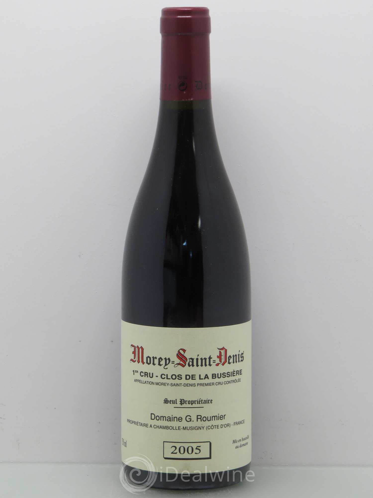 Morey-Saint-Denis 1er Cru Clos de la Bussière Georges Roumier (Domaine) 2005 - Lot de 1 bouteille - 0