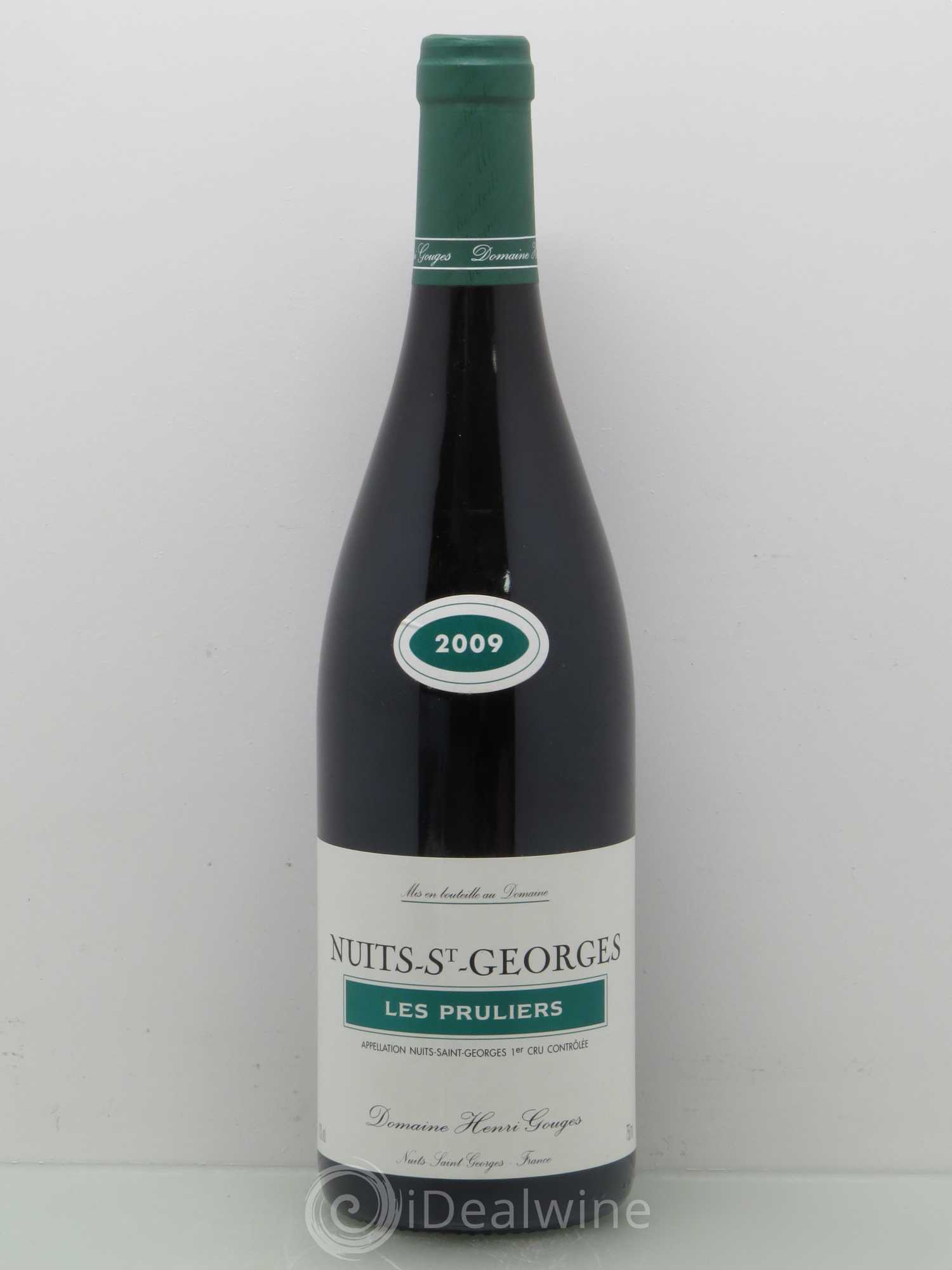 Nuits-Saint-Georges 1er Cru Les Pruliers Henri Gouges 2009 - Lot de 1 bouteille - 0
