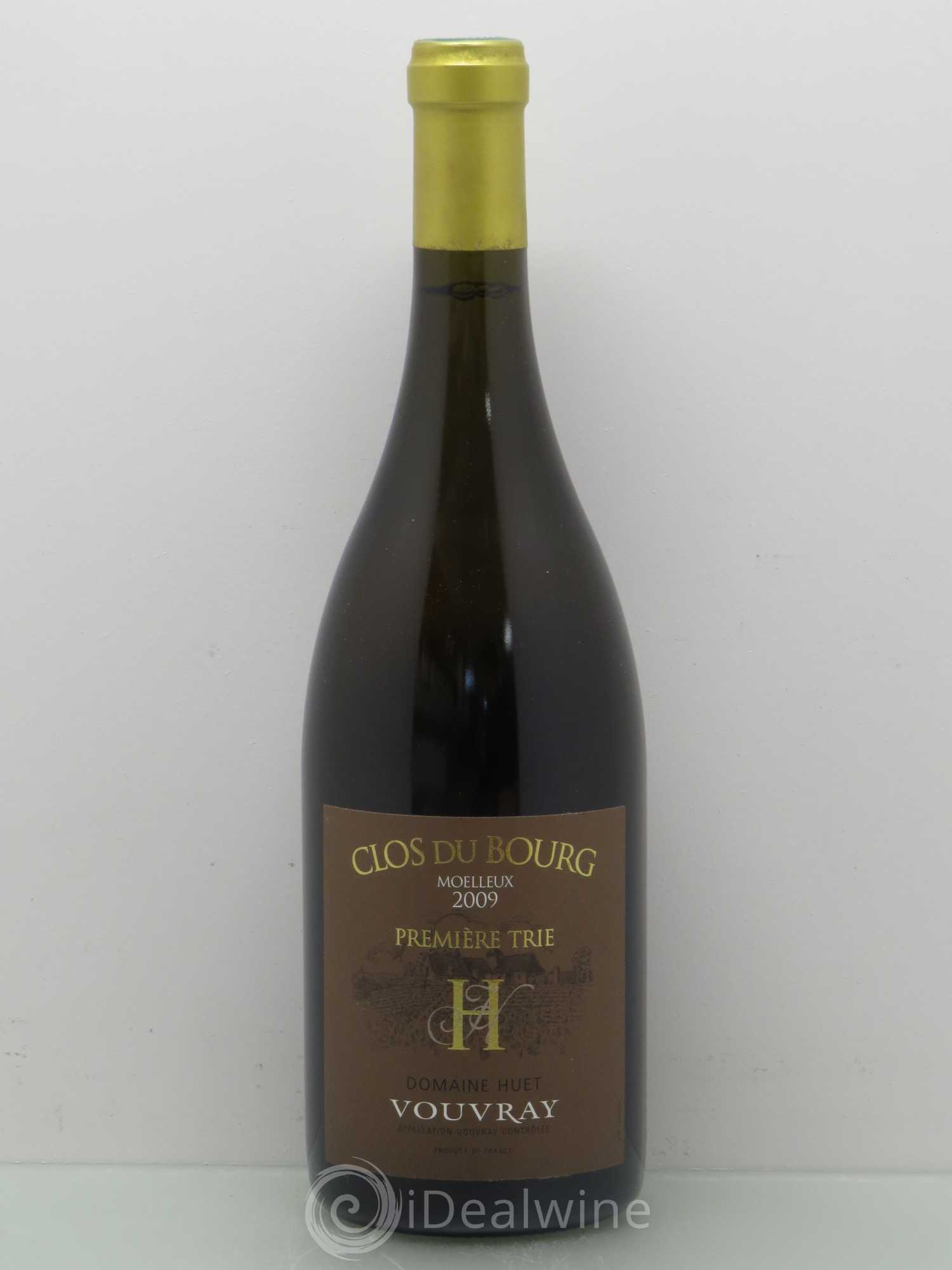 Vouvray Clos du Bourg Moelleux 1ère trie Domaine Huet 2009 - Lotto di 1 bottiglia - 0