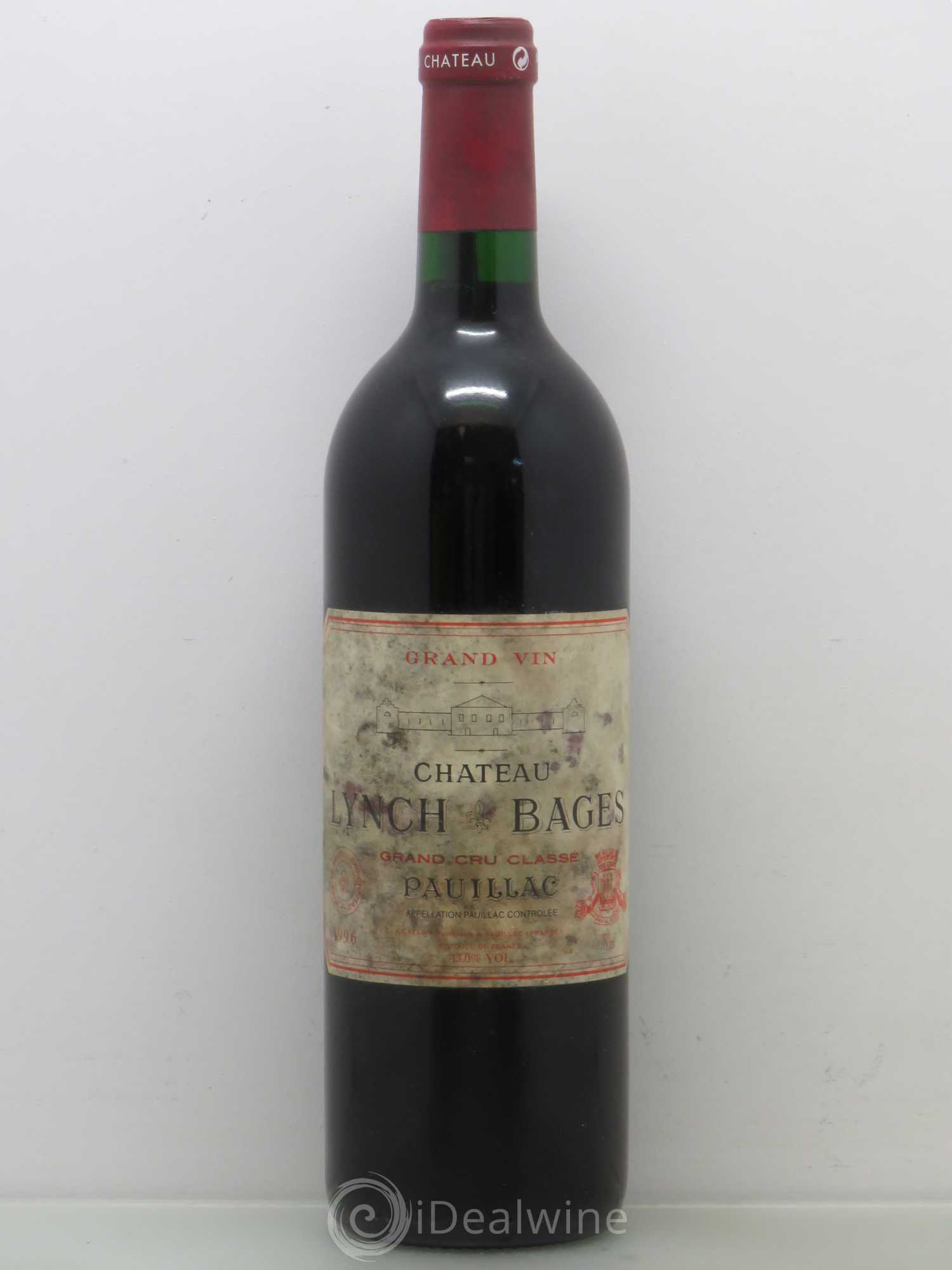 Château Lynch Bages 5ème Grand Cru Classé 1996 - Lot de 1 bouteille - 0