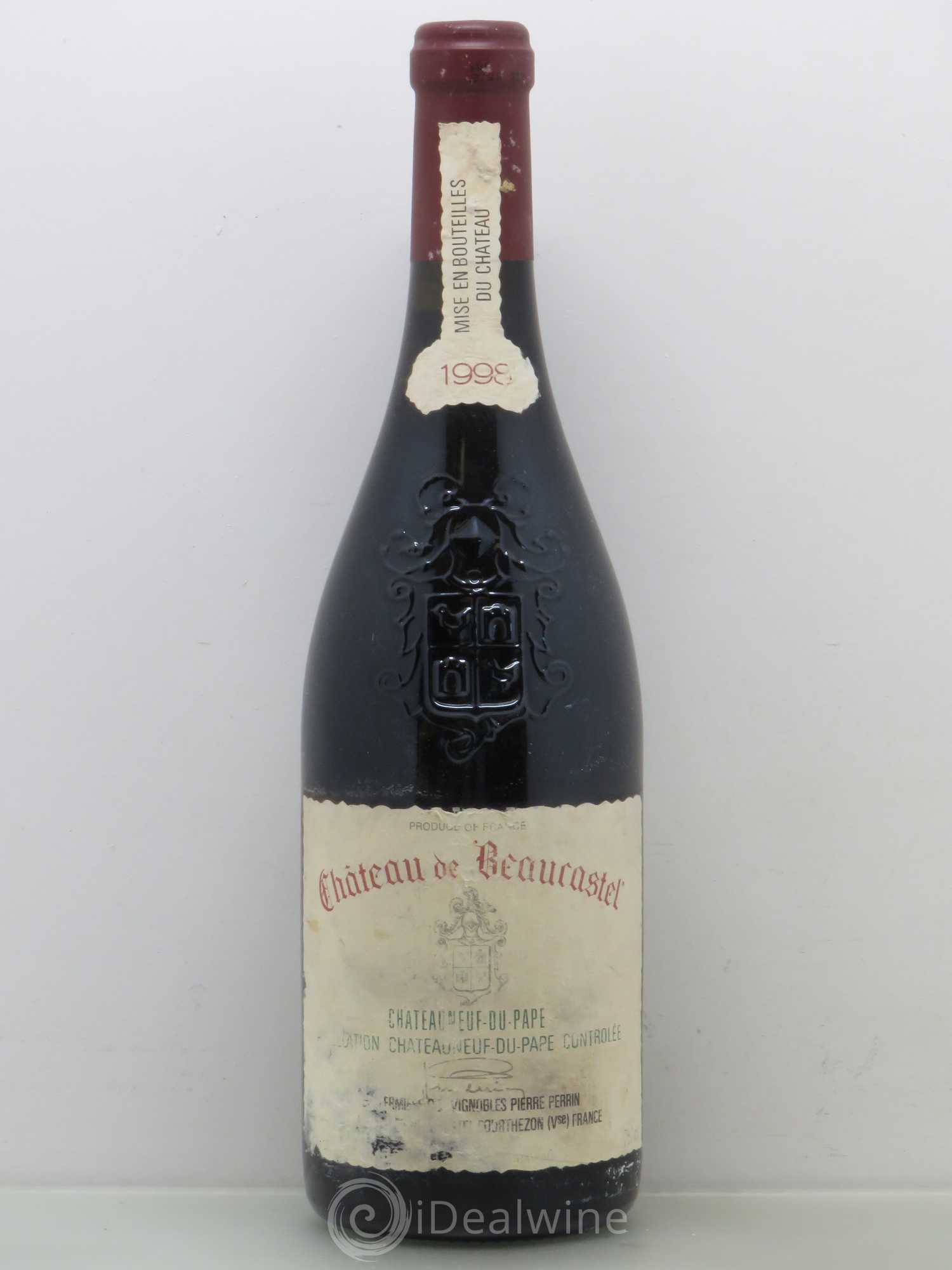 Châteauneuf-du-Pape Château de Beaucastel Famille Perrin 1998 - Lot de 1 bouteille - 0