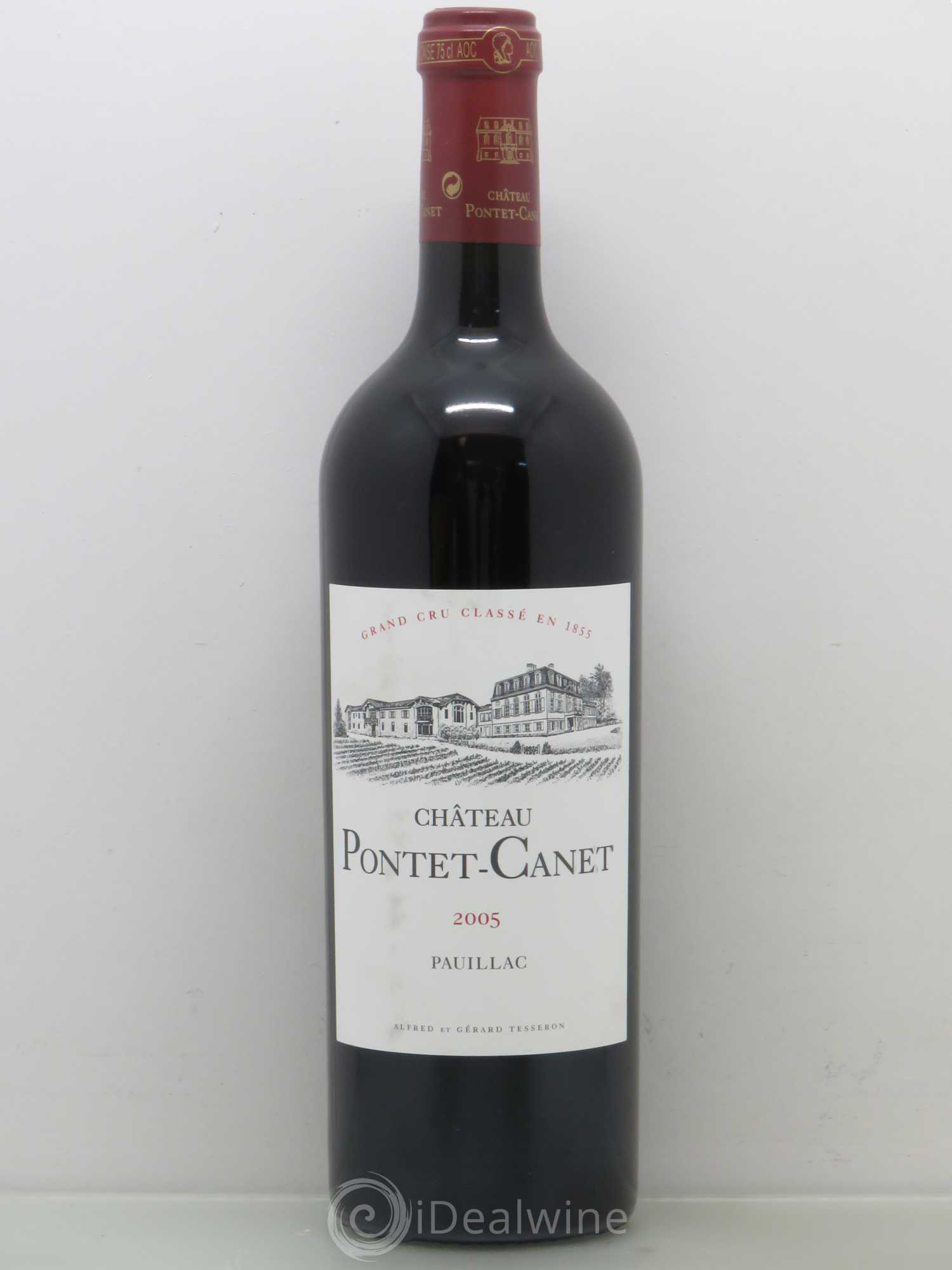 Château Pontet Canet 5ème Grand Cru Classé 2005 - Lot de 1 bouteille - 0