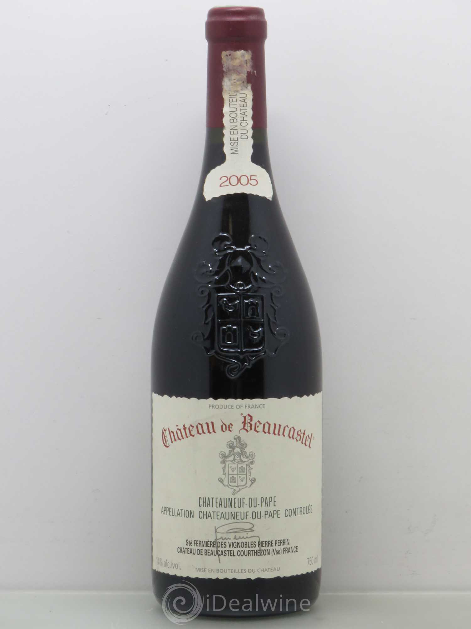 Châteauneuf-du-Pape Château de Beaucastel Famille Perrin 2005 - Lot de 1 bouteille - 0
