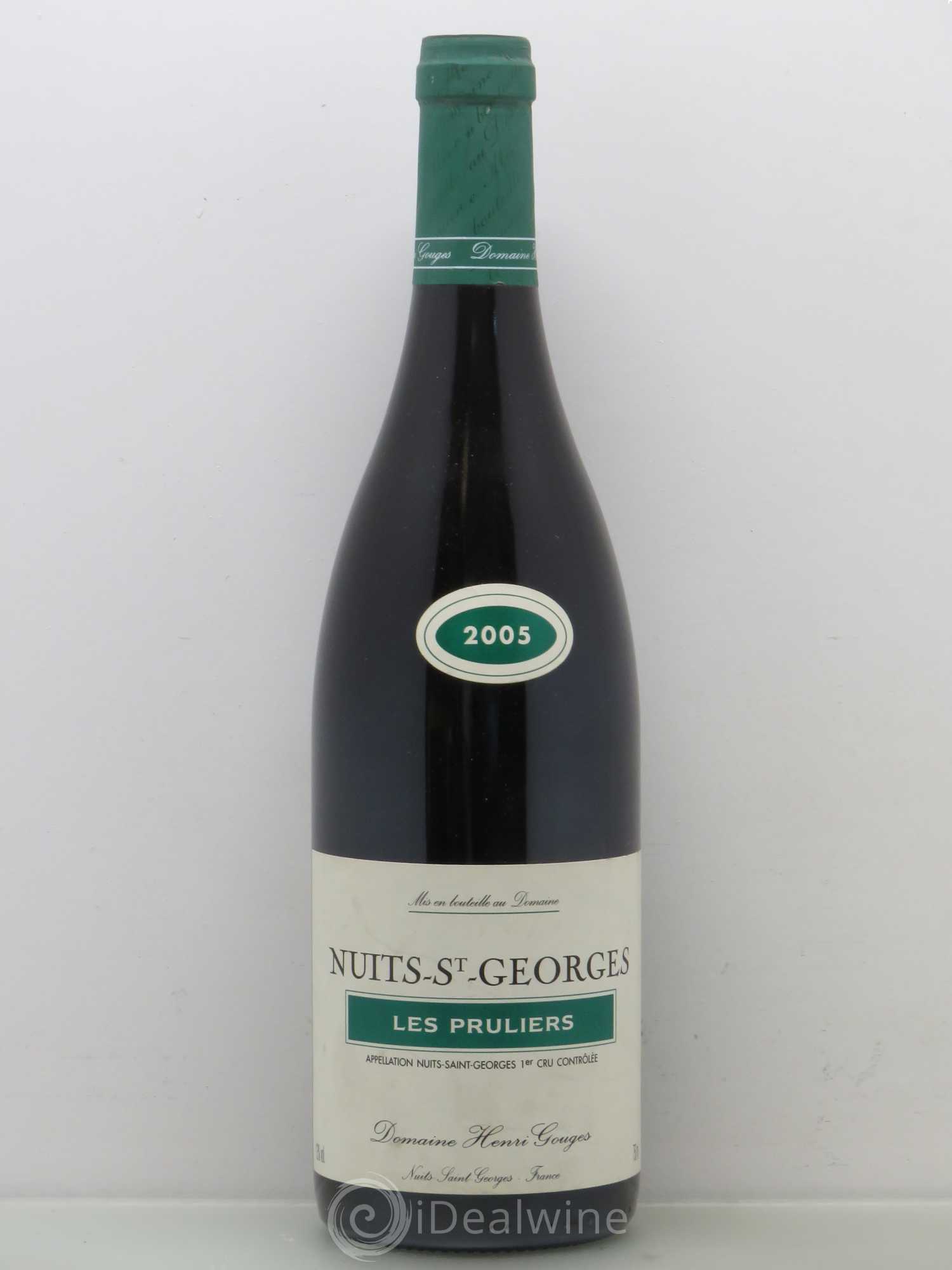 Nuits-Saint-Georges 1er Cru Les Pruliers Henri Gouges 2005 - Lot de 1 bouteille - 0