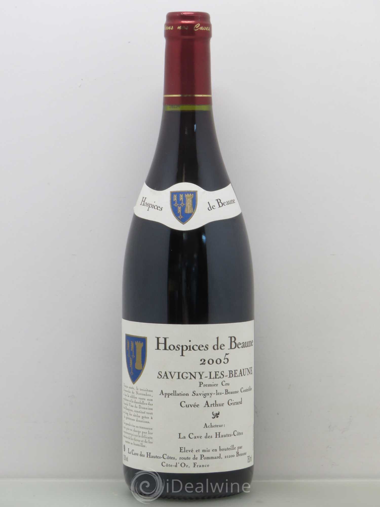 Savigny-lès-Beaune 1er Cru Cuvée Arthur Girard Hospices de Beaune 2005 - Posten von 1 Flasche - 0
