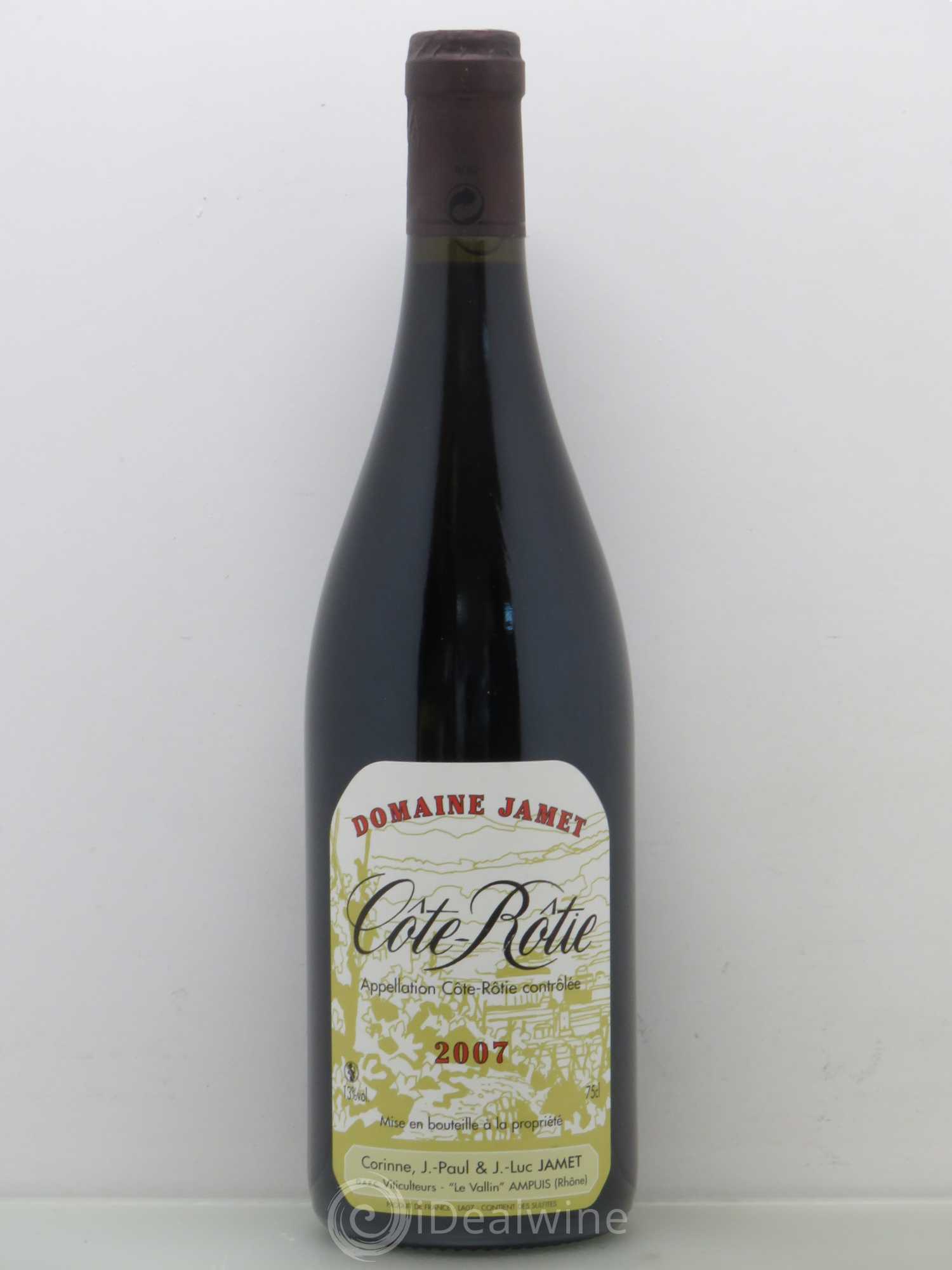 Côte-Rôtie Jamet (Domaine) 2007 - Lot de 1 bouteille - 0