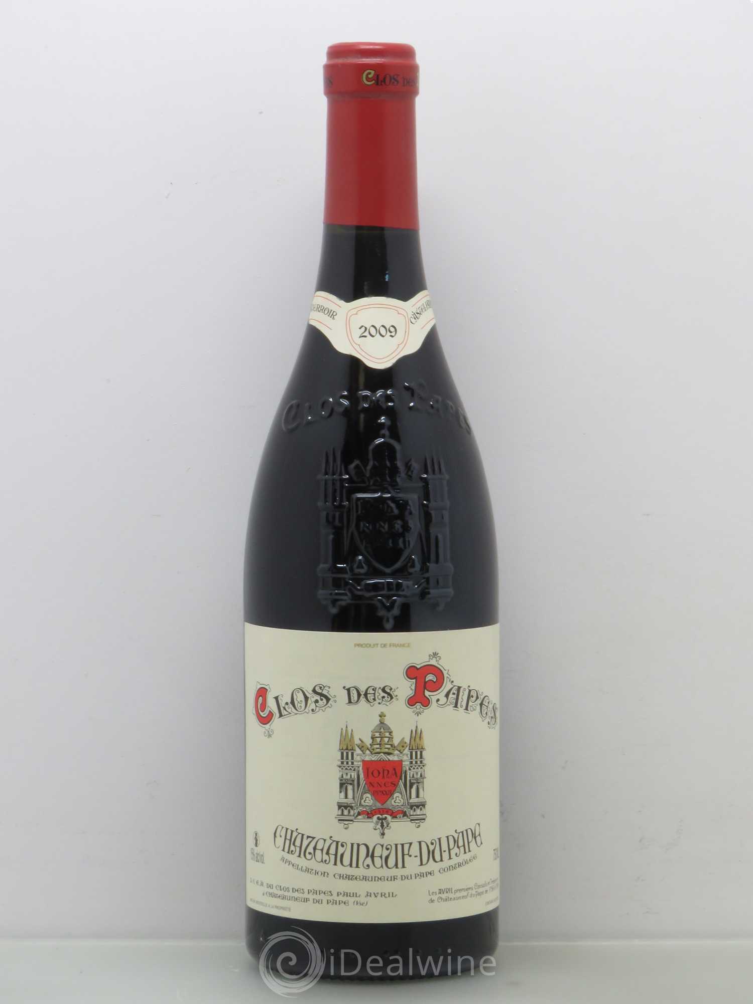 Châteauneuf-du-Pape Clos des Papes - Paul Avril 2009 - Lot de 1 bouteille - 0