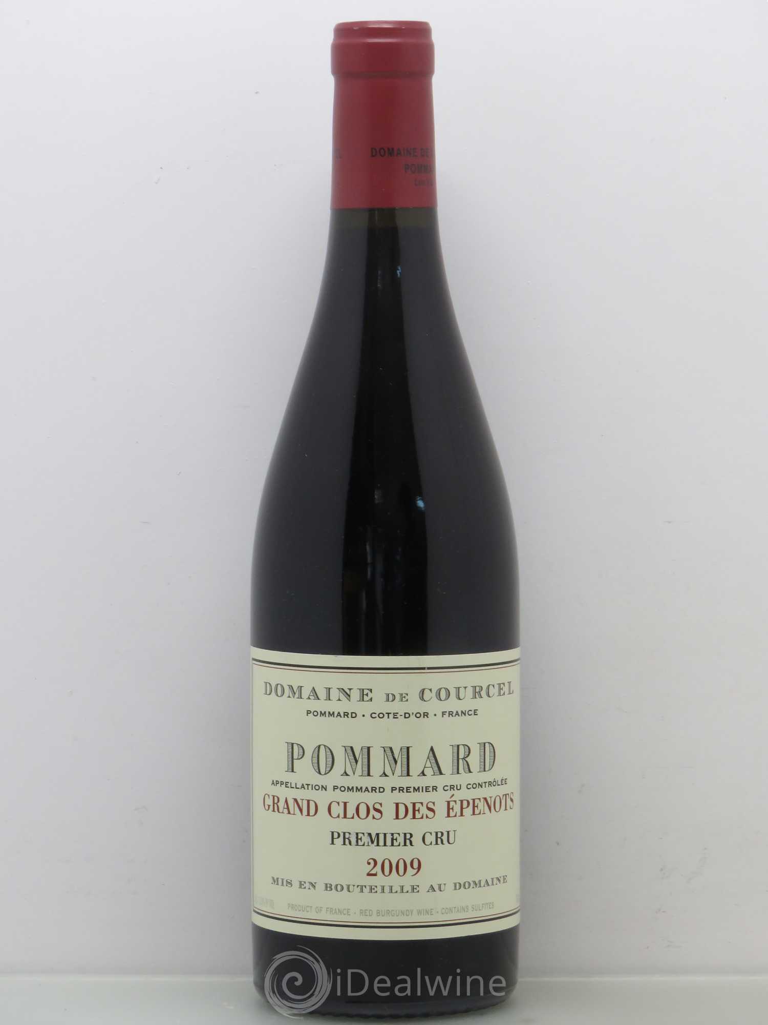 Pommard 1er Cru Grand Clos des Epenots de Courcel (Domaine) 2009 - Lot de 1 bouteille - 0