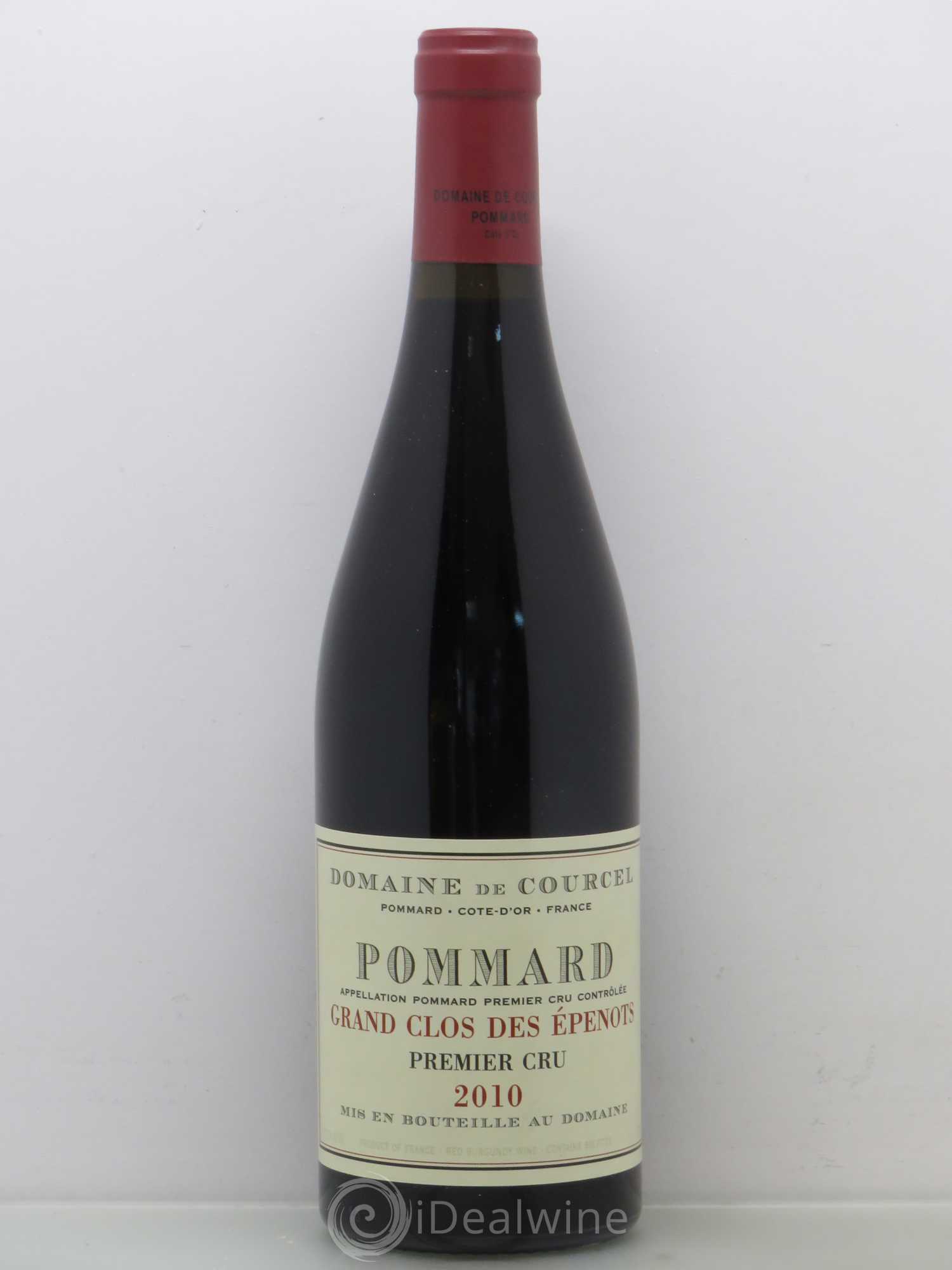 Pommard 1er Cru Grand Clos des Epenots de Courcel (Domaine) 2010 - Lot de 1 bouteille - 0