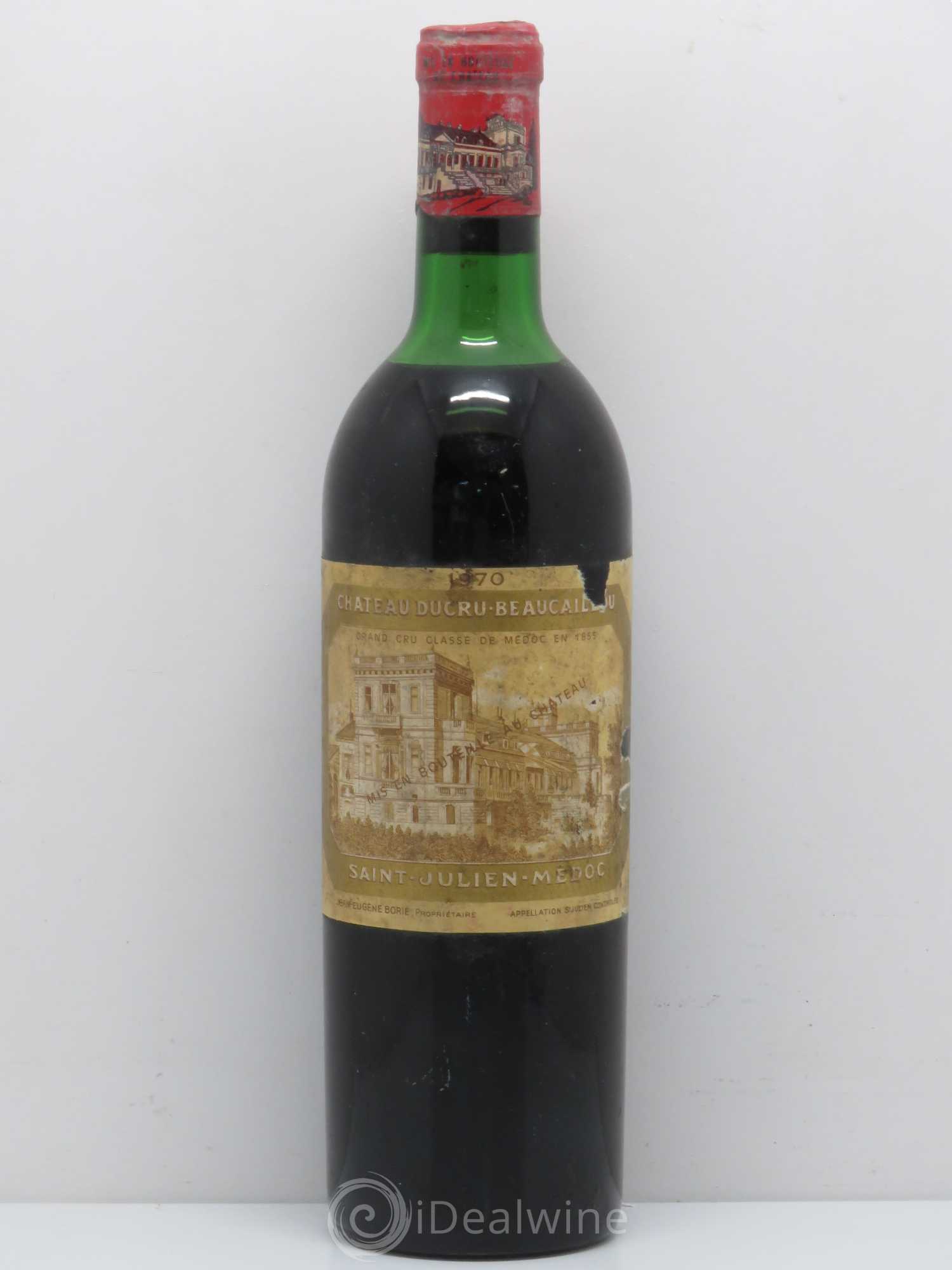 Château Ducru Beaucaillou 2ème Grand Cru Classé 1970 - Lot de 1 bouteille - 0