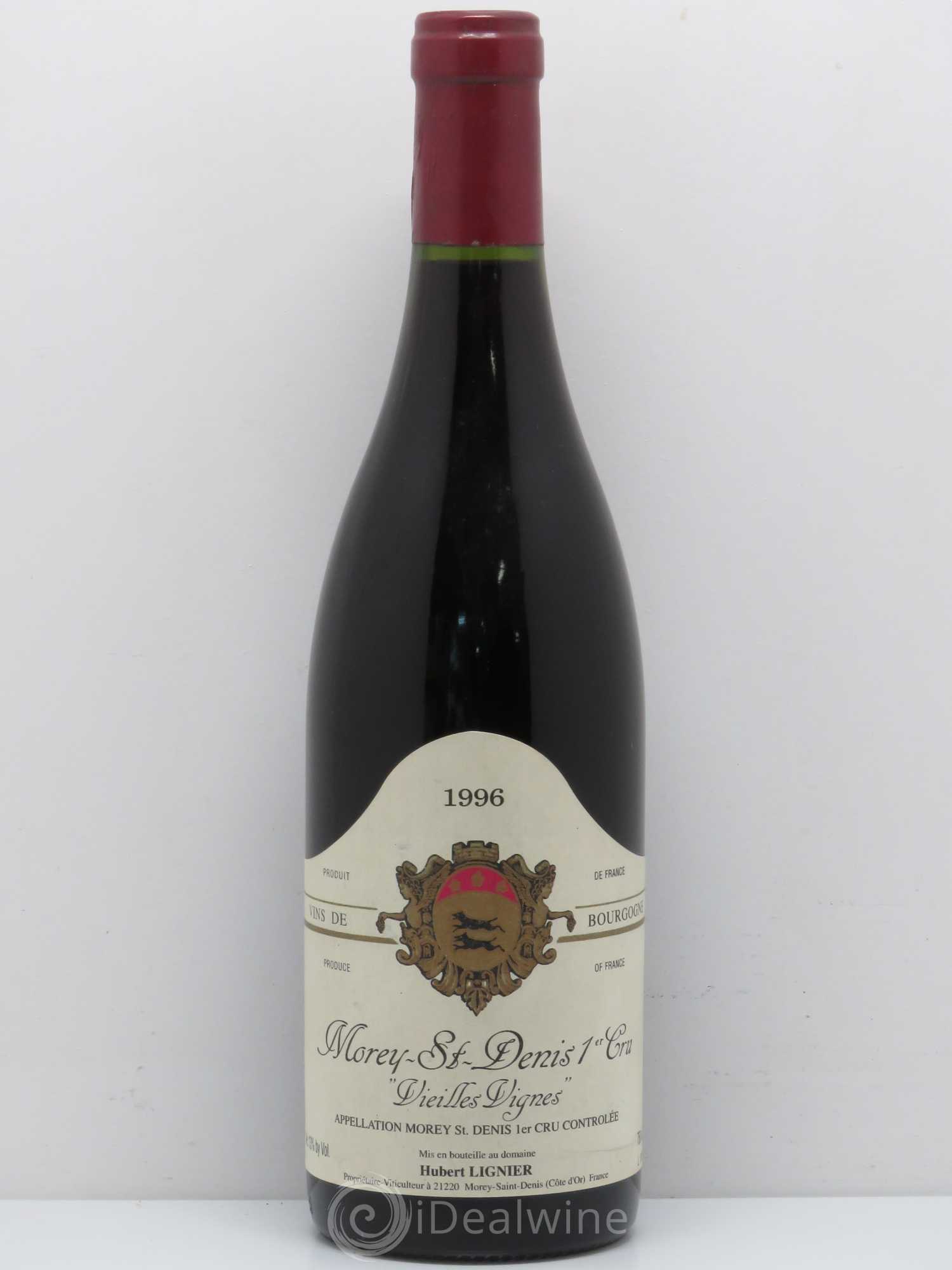 Morey-Saint-Denis 1er Cru Vieilles Vignes Hubert Lignier 1996 - Posten von 1 Flasche - 0