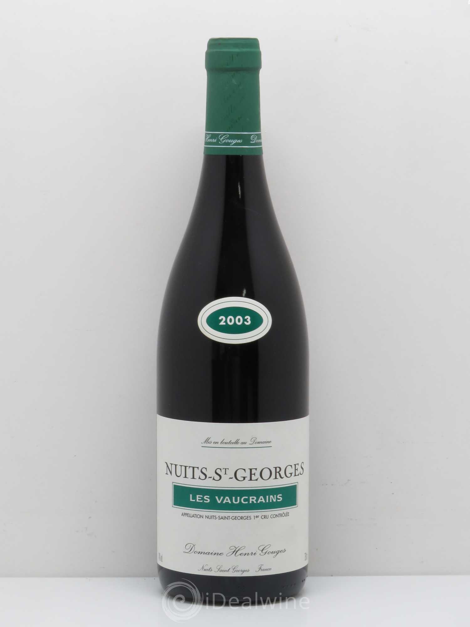 Nuits-Saint-Georges 1er Cru Les Vaucrains Henri Gouges 2003 - Lot de 1 bouteille - 0