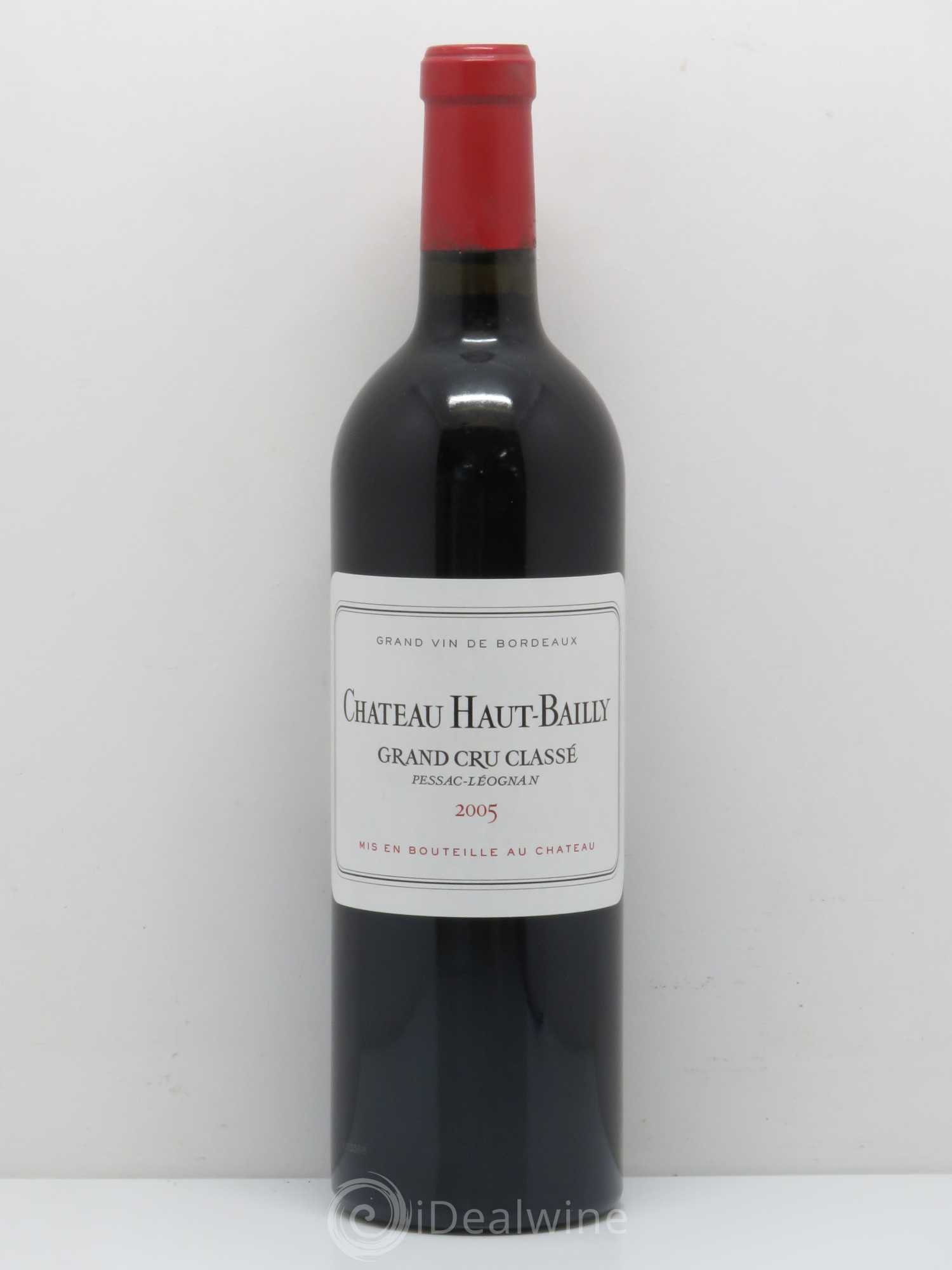 Château Haut-Bailly Cru Classé de Graves 2005 - Lot de 1 bouteille - 0