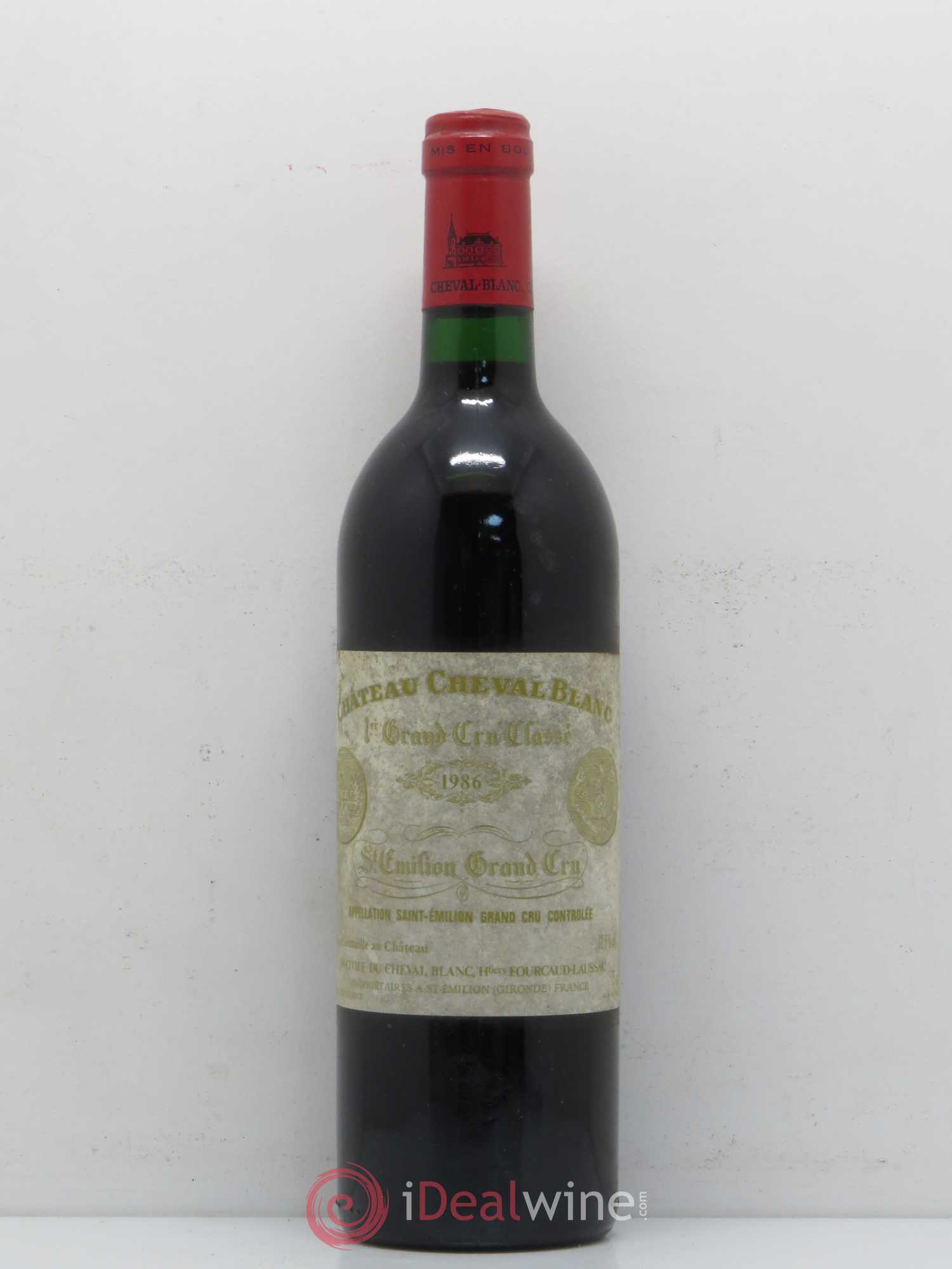 Château Cheval Blanc 1er Grand Cru Classé A 1986 - Lot de 1 bouteille - 0