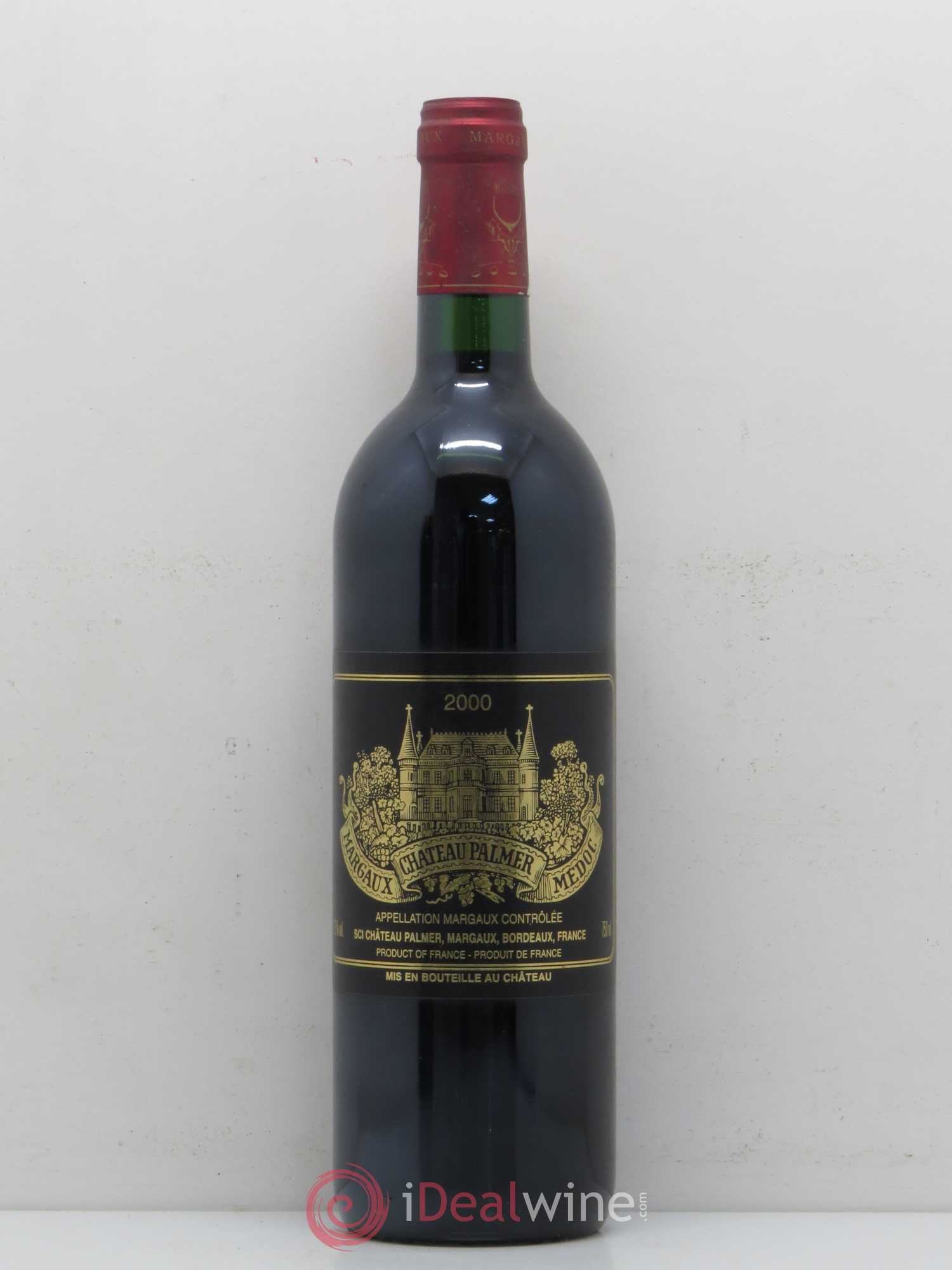 Château Palmer 3ème Grand Cru Classé 2000 - Lot de 1 bouteille - 0