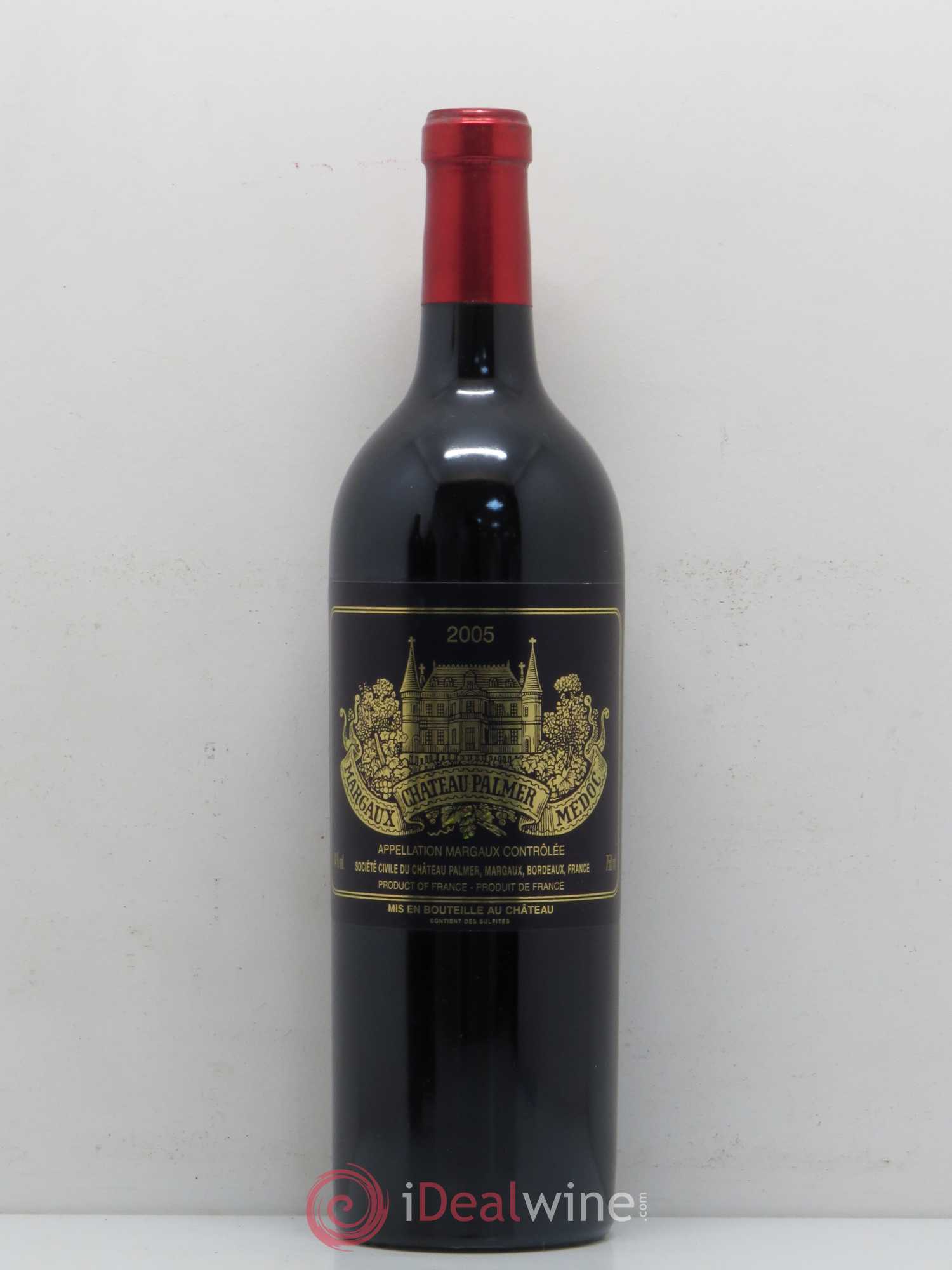 Château Palmer 3ème Grand Cru Classé 2005 - Lot de 1 bouteille - 0
