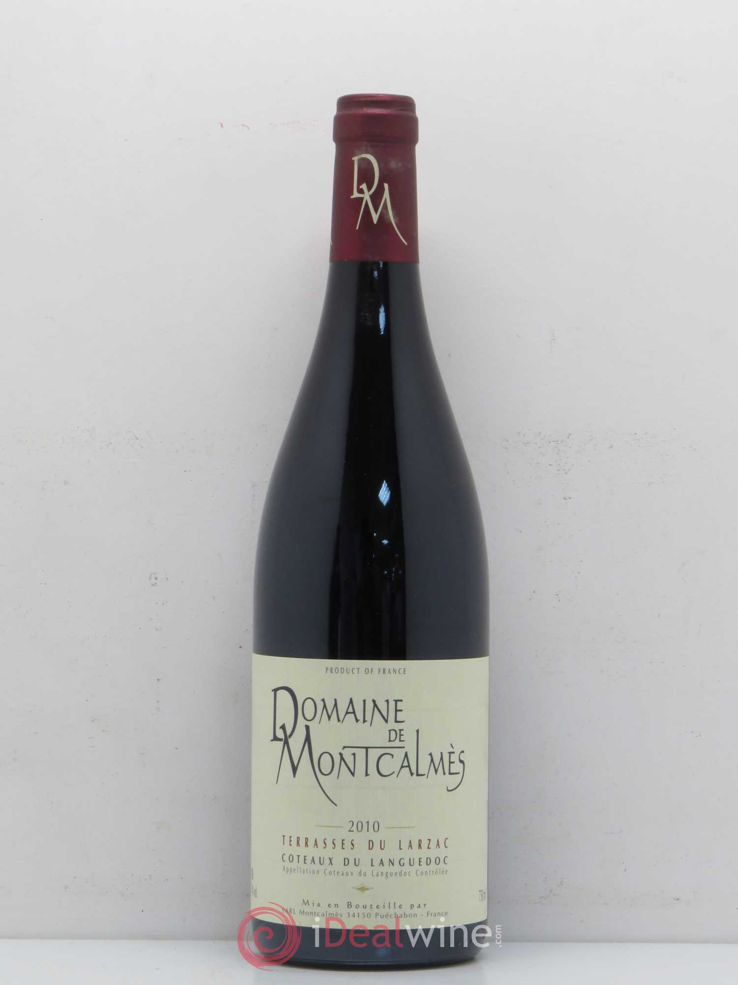 Terrasses du Larzac Domaine de Montcalmès Frédéric Pourtalié 2010 - Lot de 1 bouteille - 0
