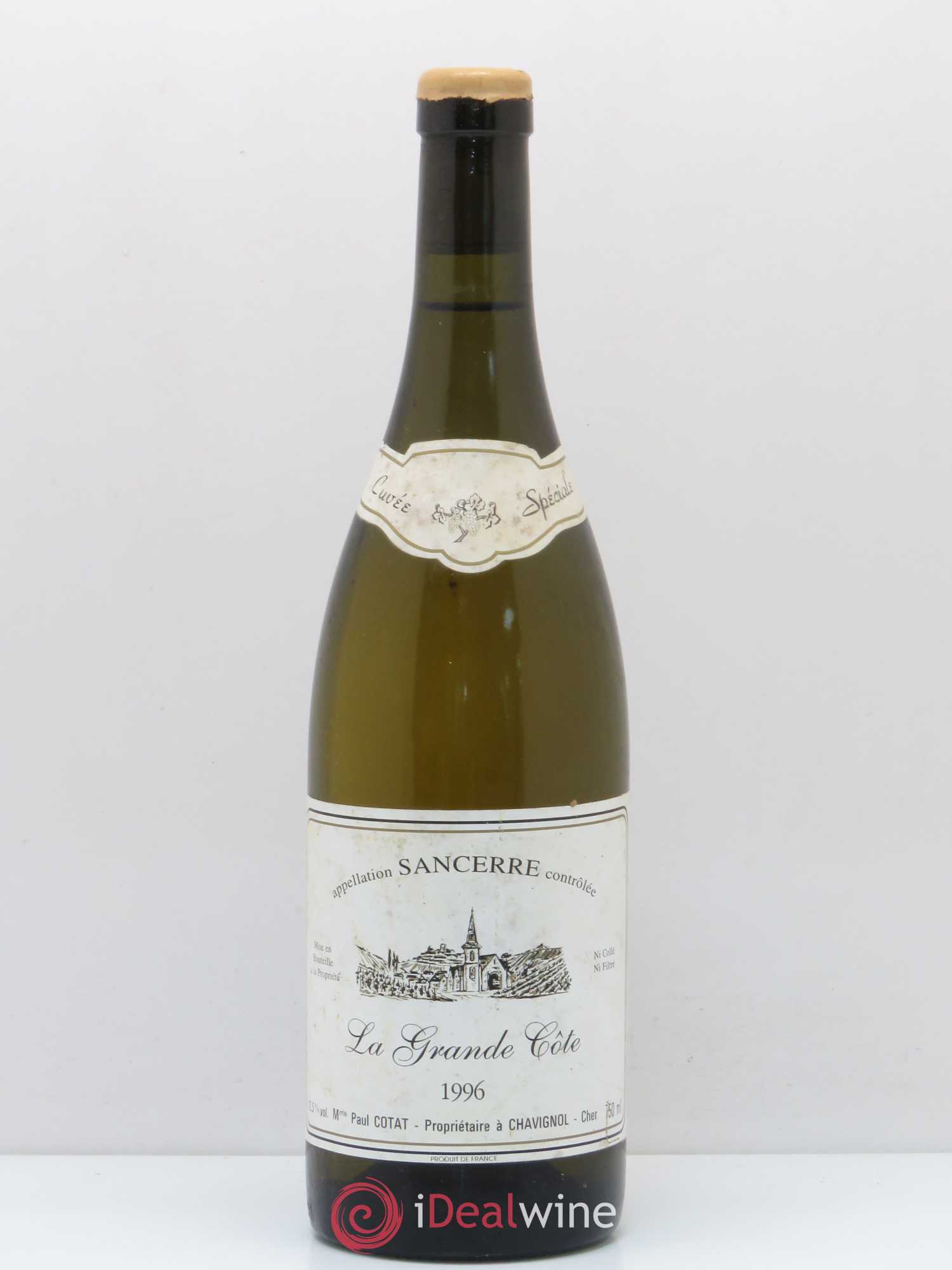 Sancerre La Grande Côte cuvée spéciale Paul Cotat 1996 - Posten von 1 Flasche - 0