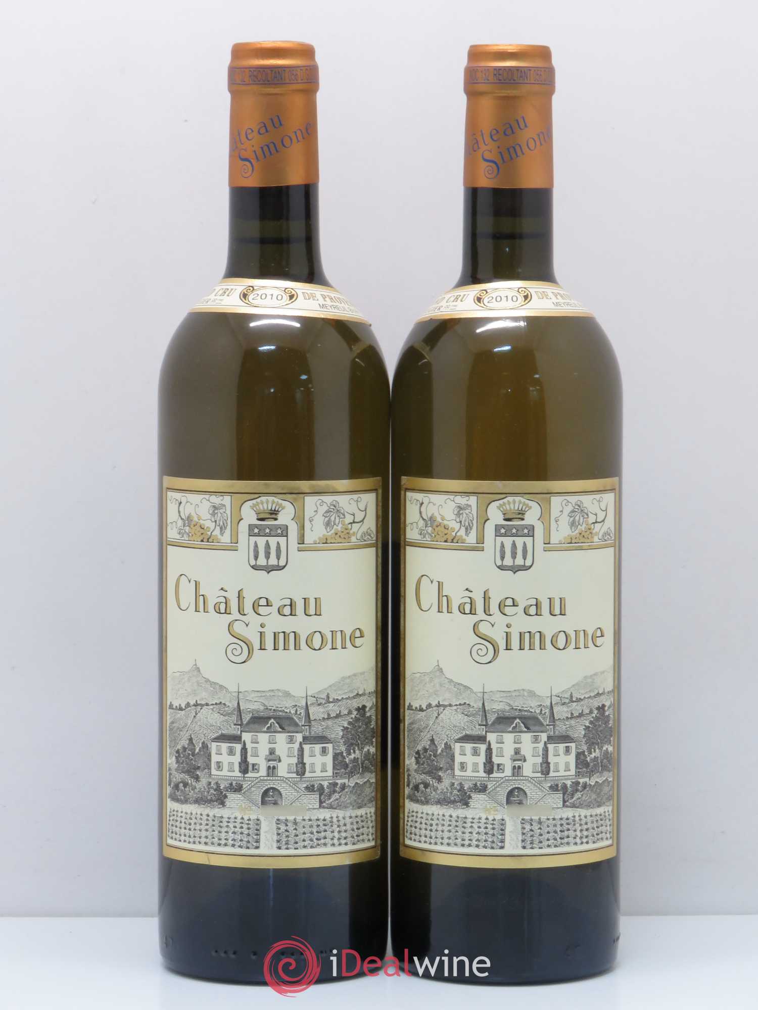 Palette Château Simone Famille Rougier 2010 - Posten von 2 Flaschen - 0