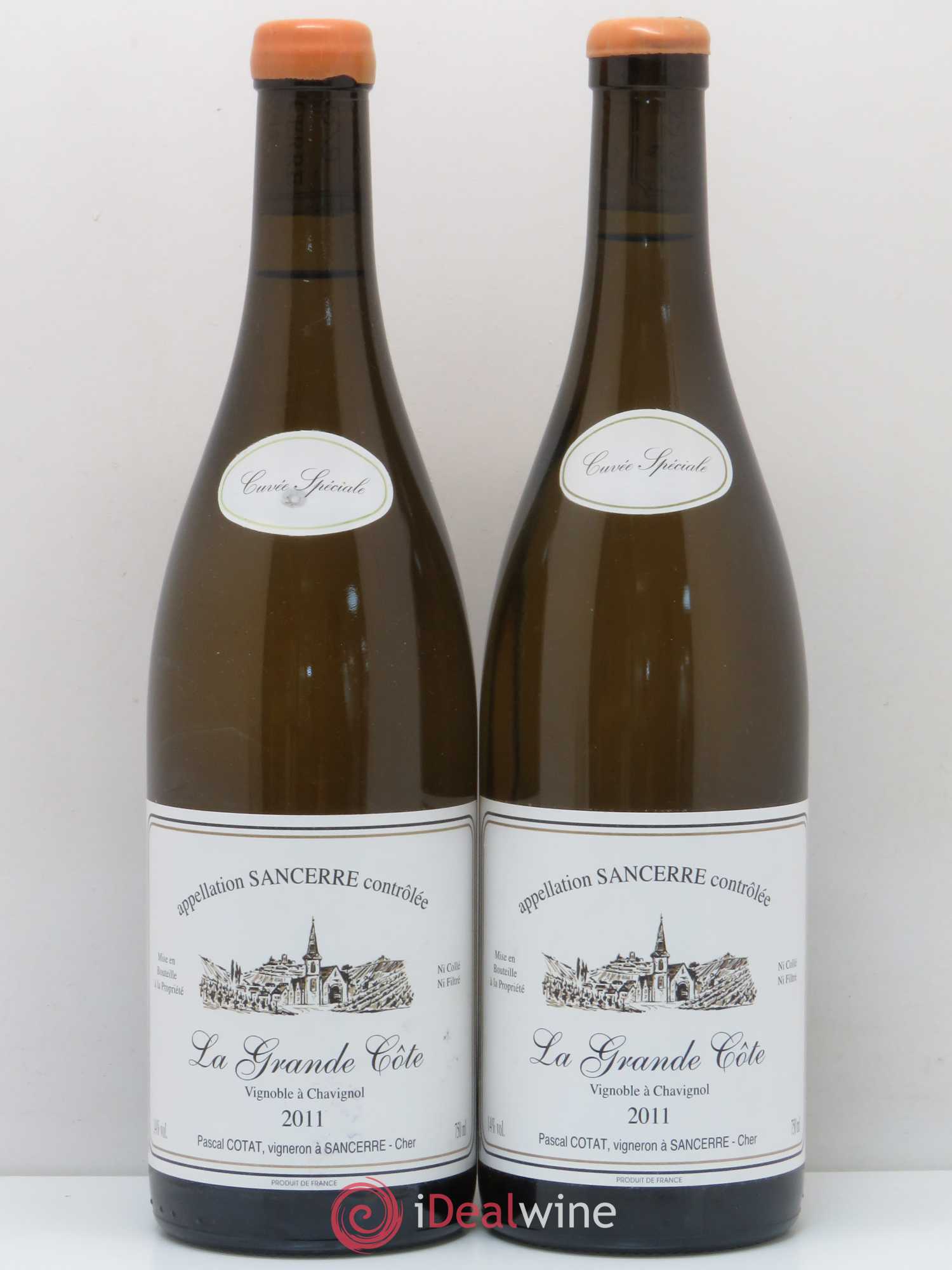 Sancerre La Grande Côte Pascal Cotat cuvée spéciale 2011 - Posten von 2 Flaschen - 0