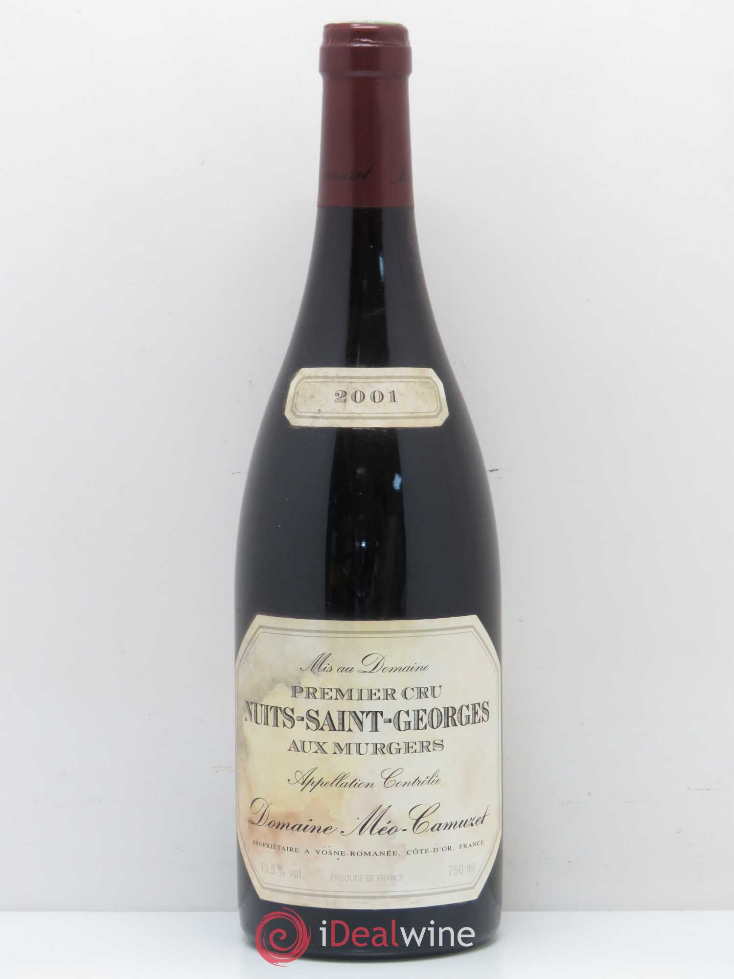 Nuits-Saint-Georges 1er Cru Aux Murgers Méo-Camuzet (Domaine) 2001 - Lot de 1 bouteille - 0