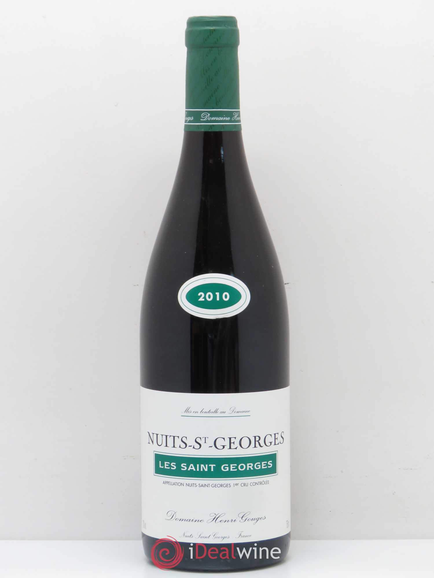 Nuits-Saint-Georges 1er Cru Les Saints Georges Henri Gouges 2010 - Lot de 1 bouteille - 0