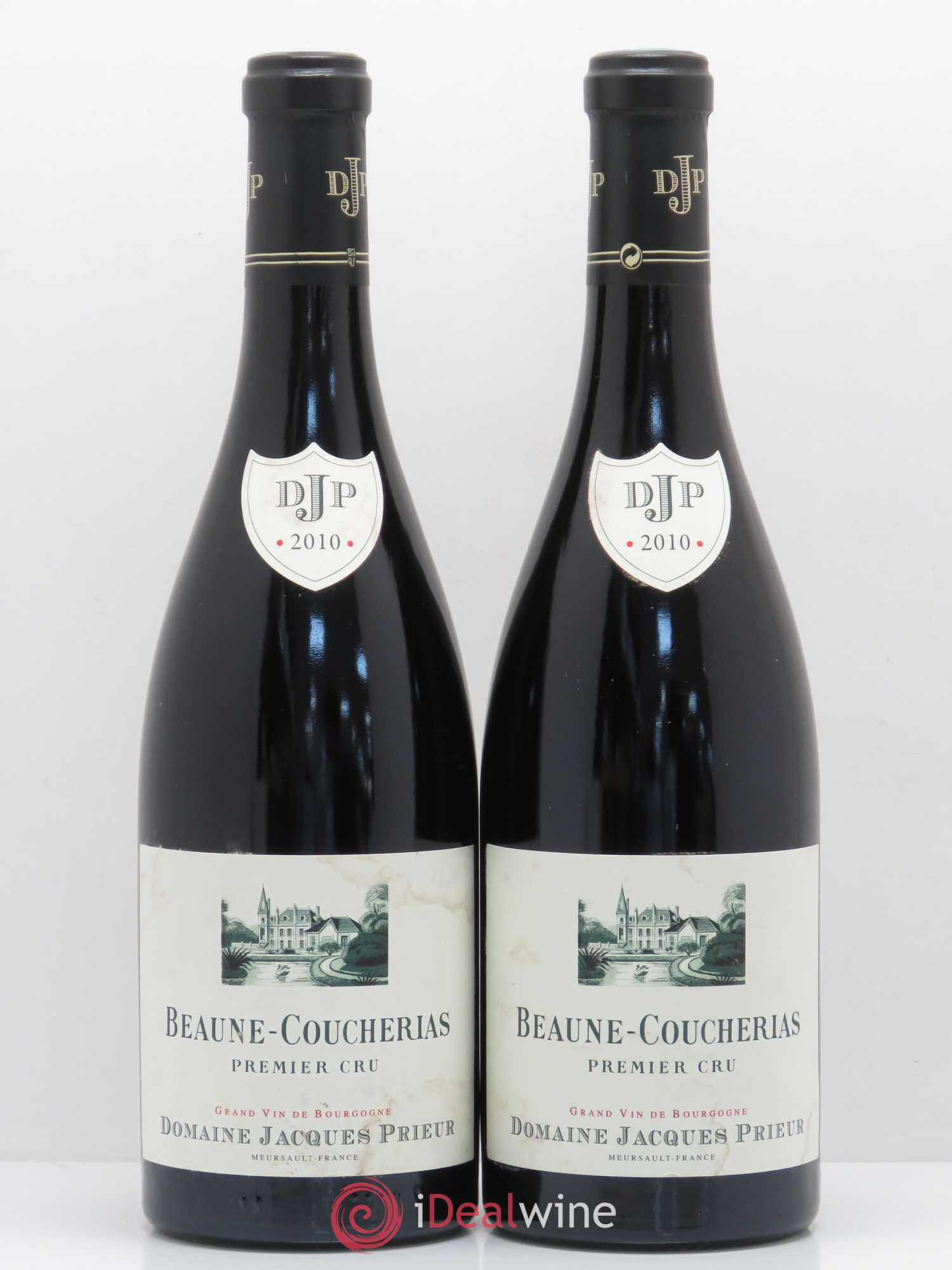Beaune 1er Cru Coucherias Jacques Prieur 2010 - Posten von 2 Flaschen - 0