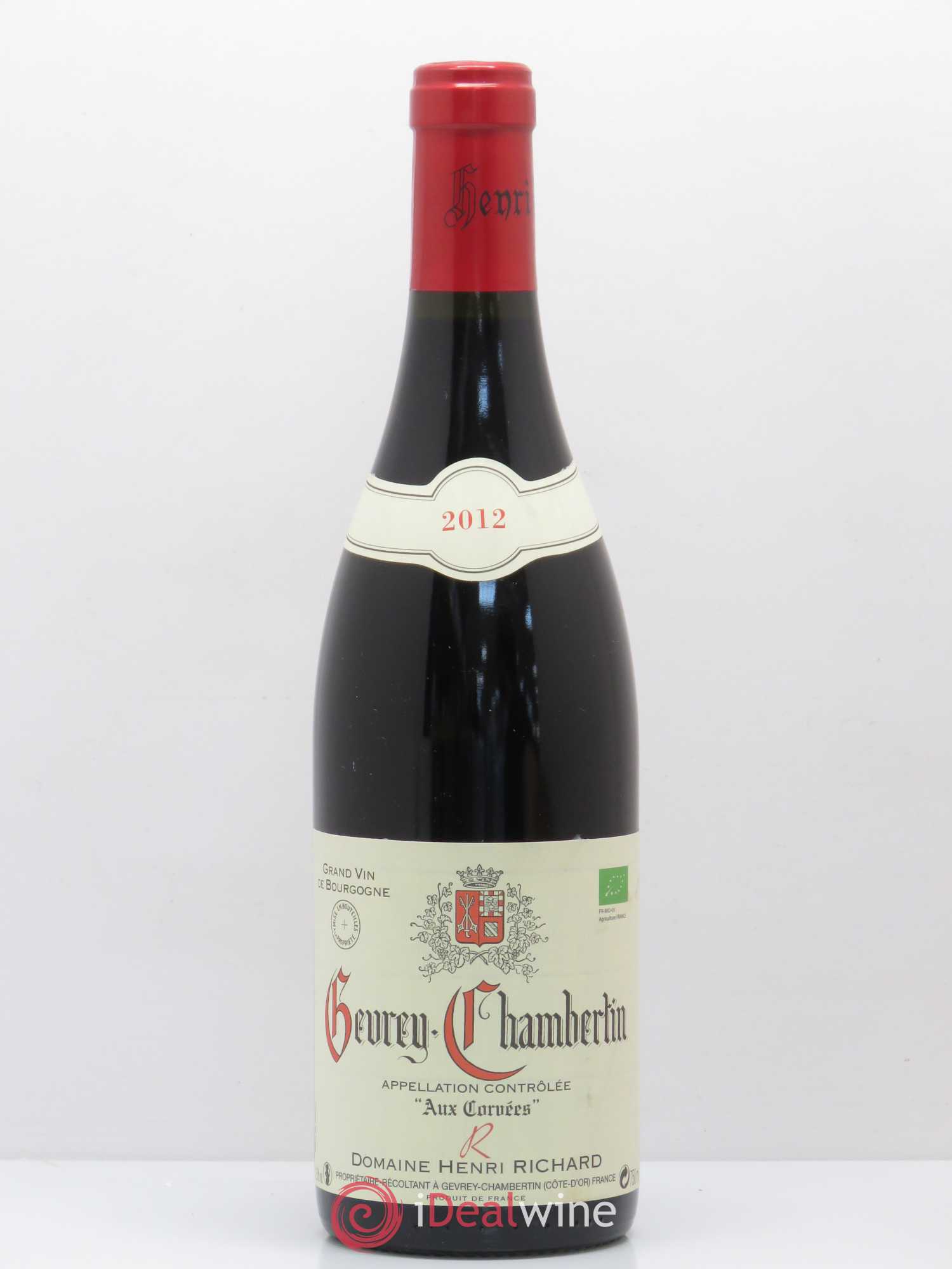 Gevrey-Chambertin Aux Corvées Henri Richard 2012 - Posten von 1 Flasche - 0