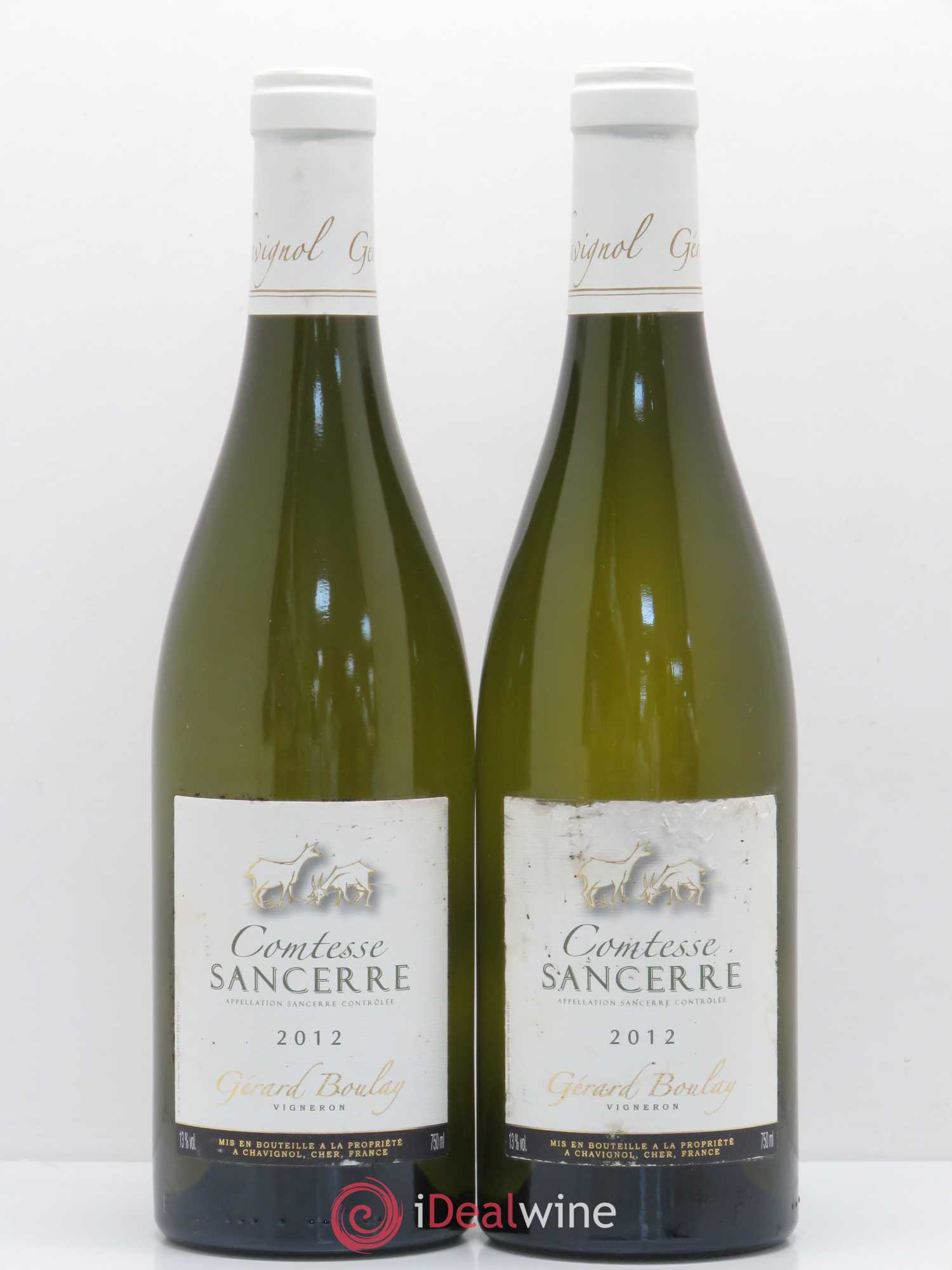 Sancerre Comtesse Gérard Boulay 2012 - Lot de 2 bouteilles - 0